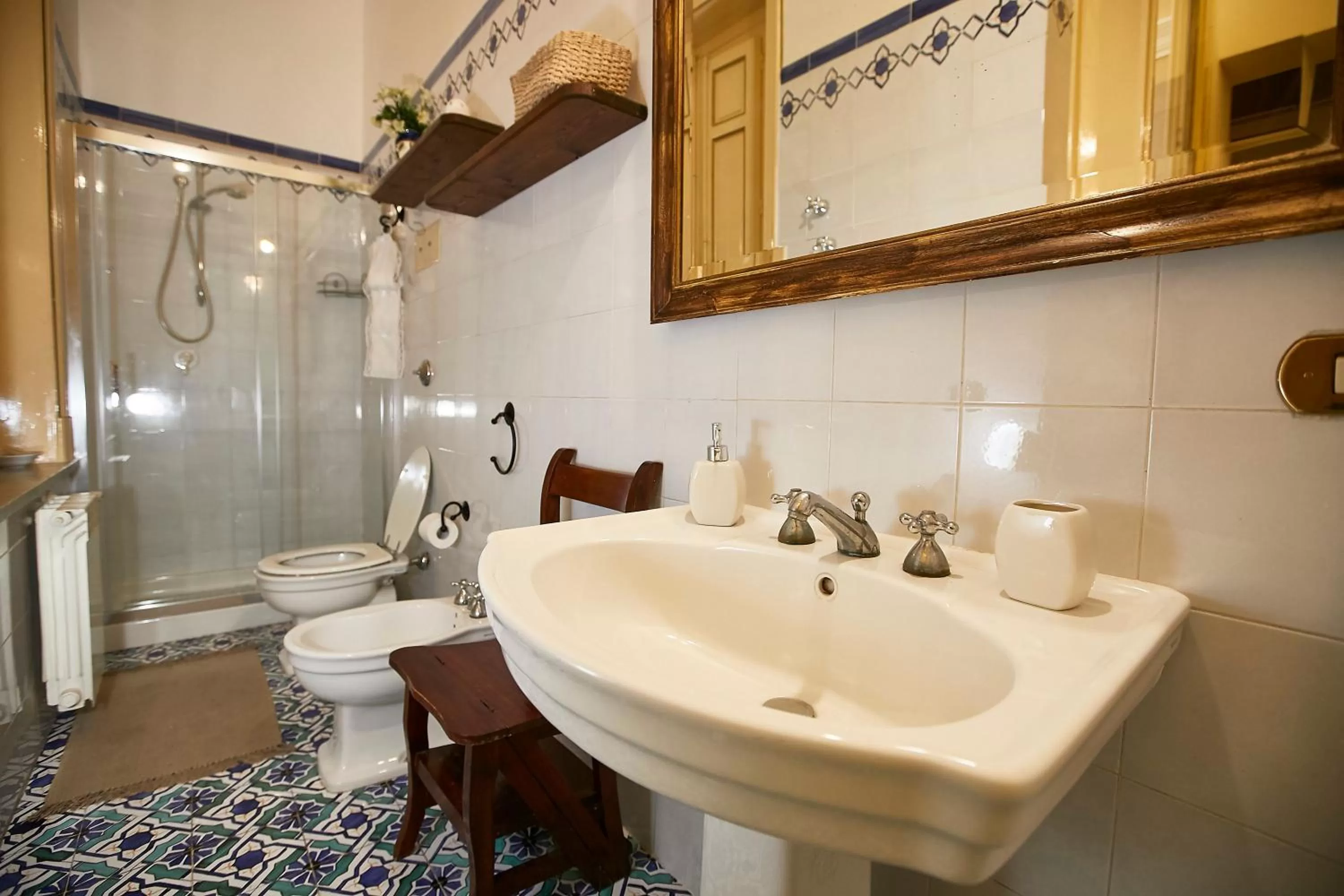 Bathroom in Dimora La Commare