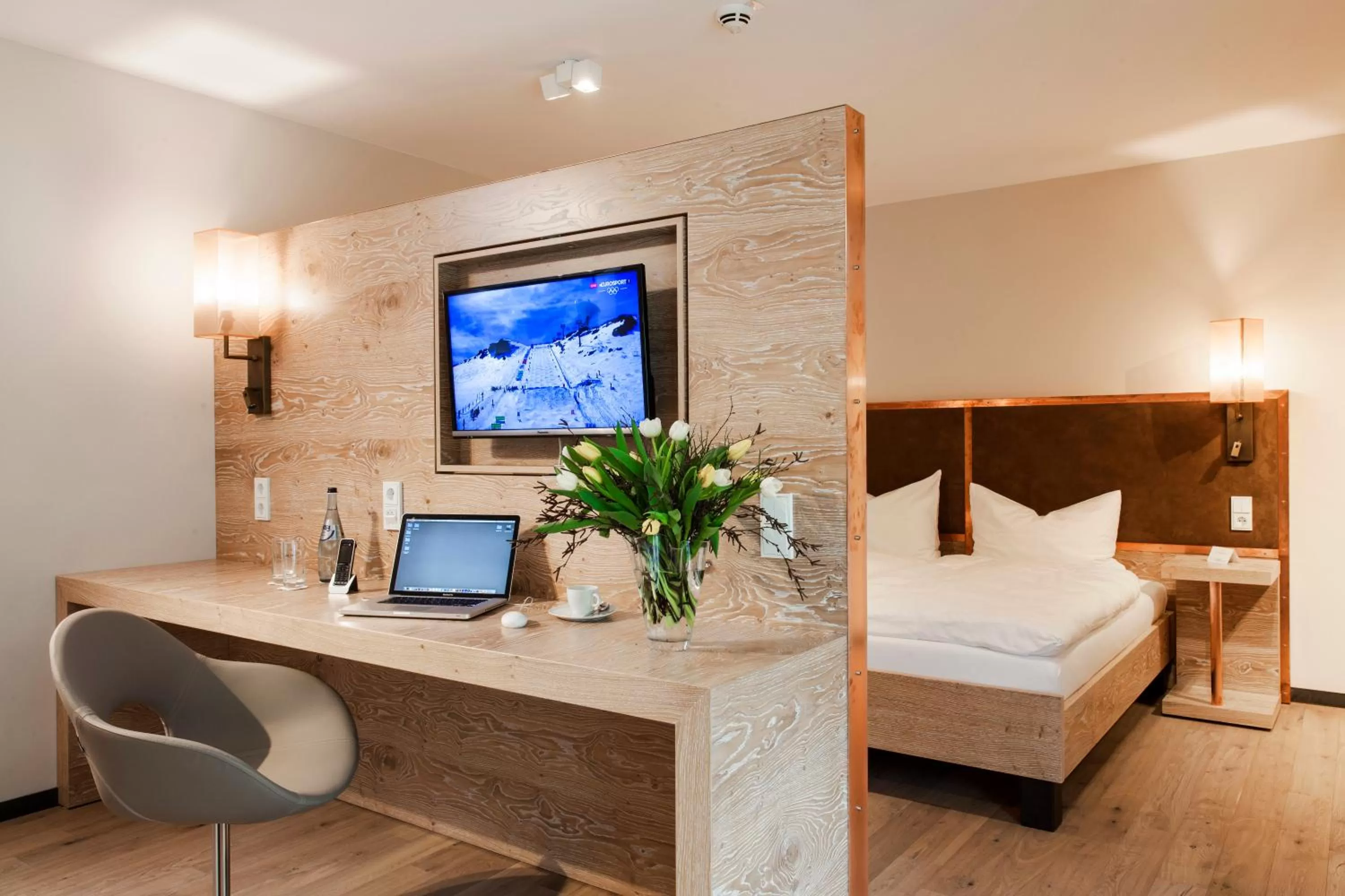 Family, Bed in Forsthaus Heiligenberg