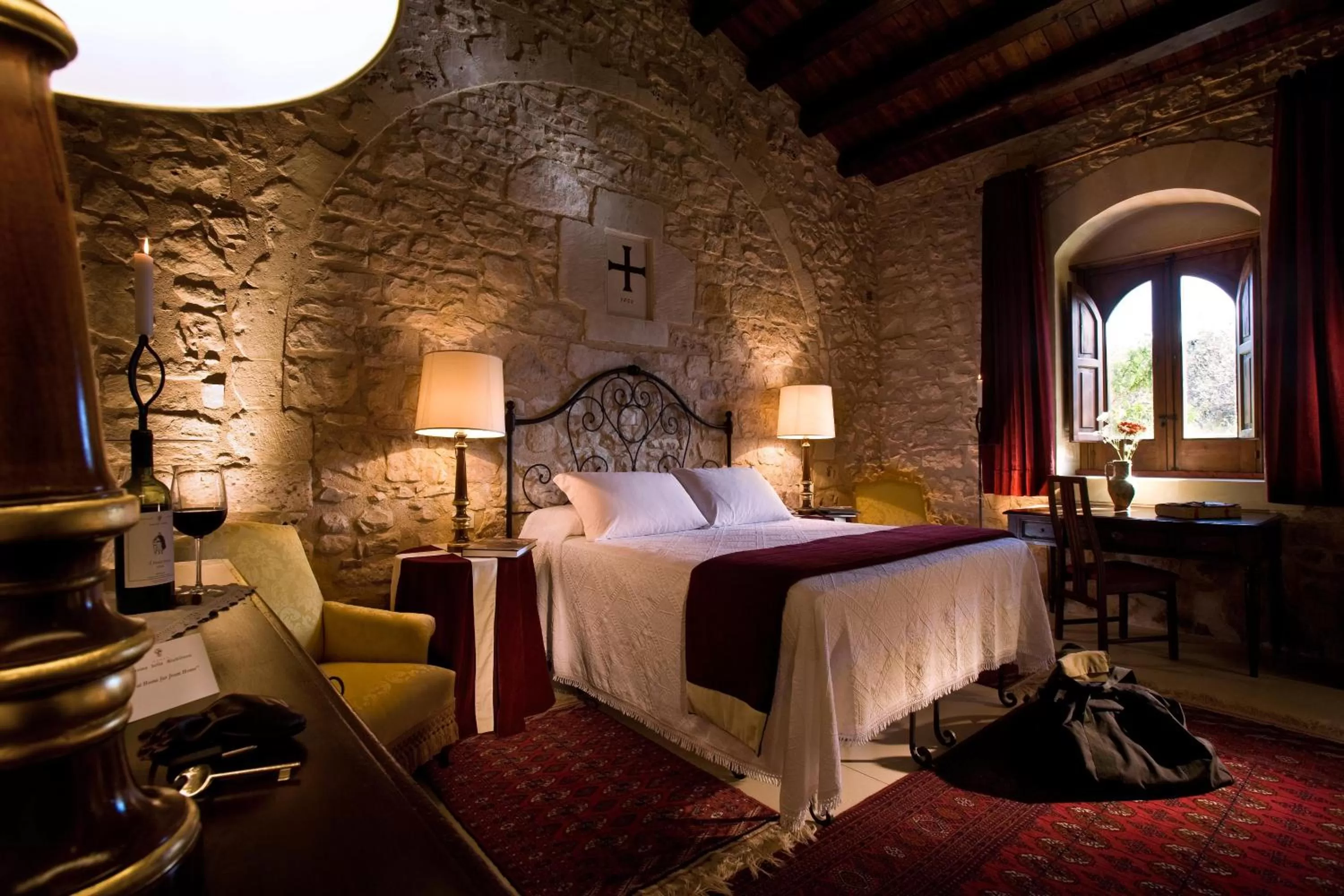 Garden view, Bed in Eremo Della Giubiliana