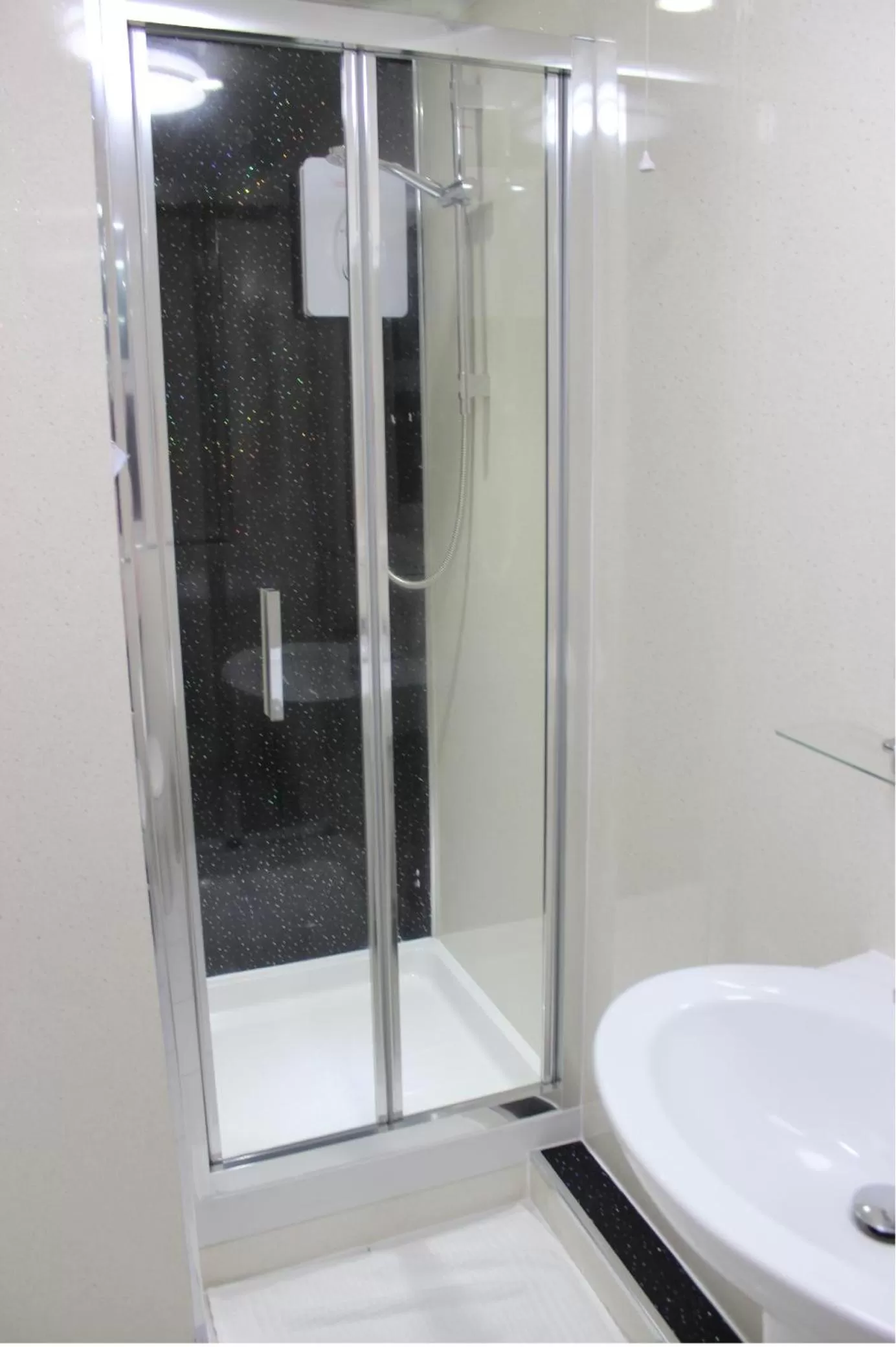 Shower in The Premier Lodge