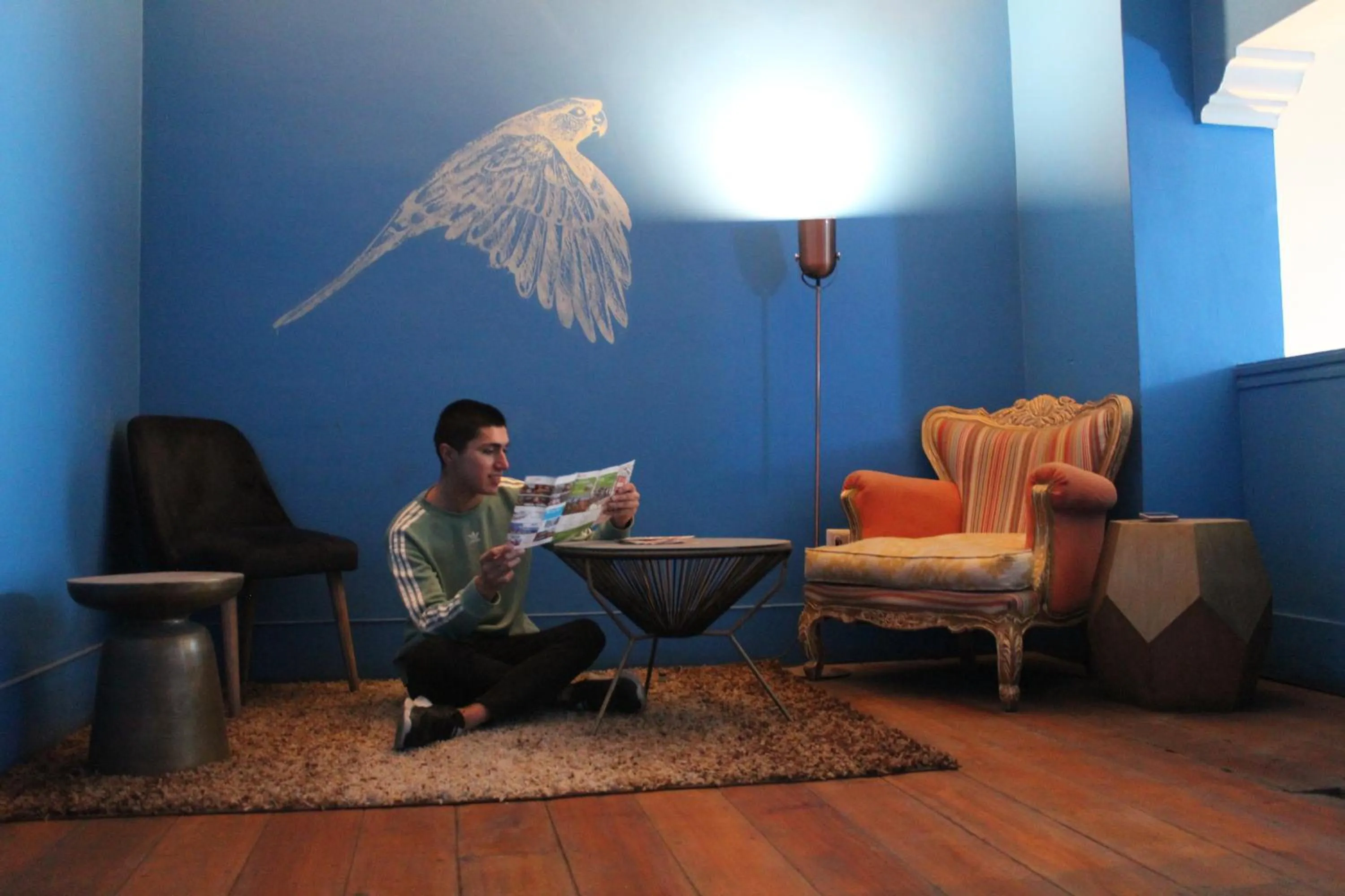 Living room in Hostel Boutique Merced 88