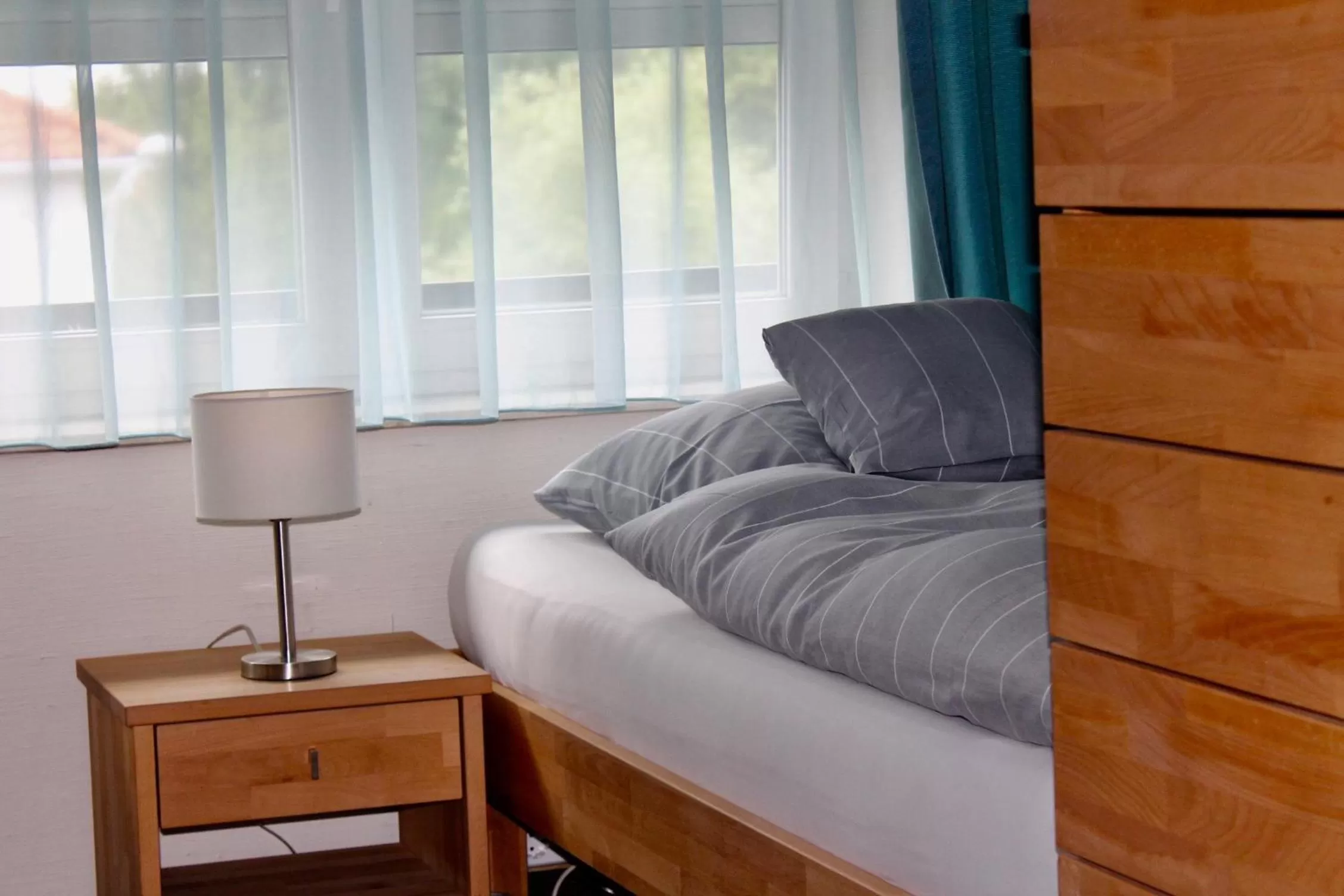 Decorative detail, Bed in Hotel Donnersberg