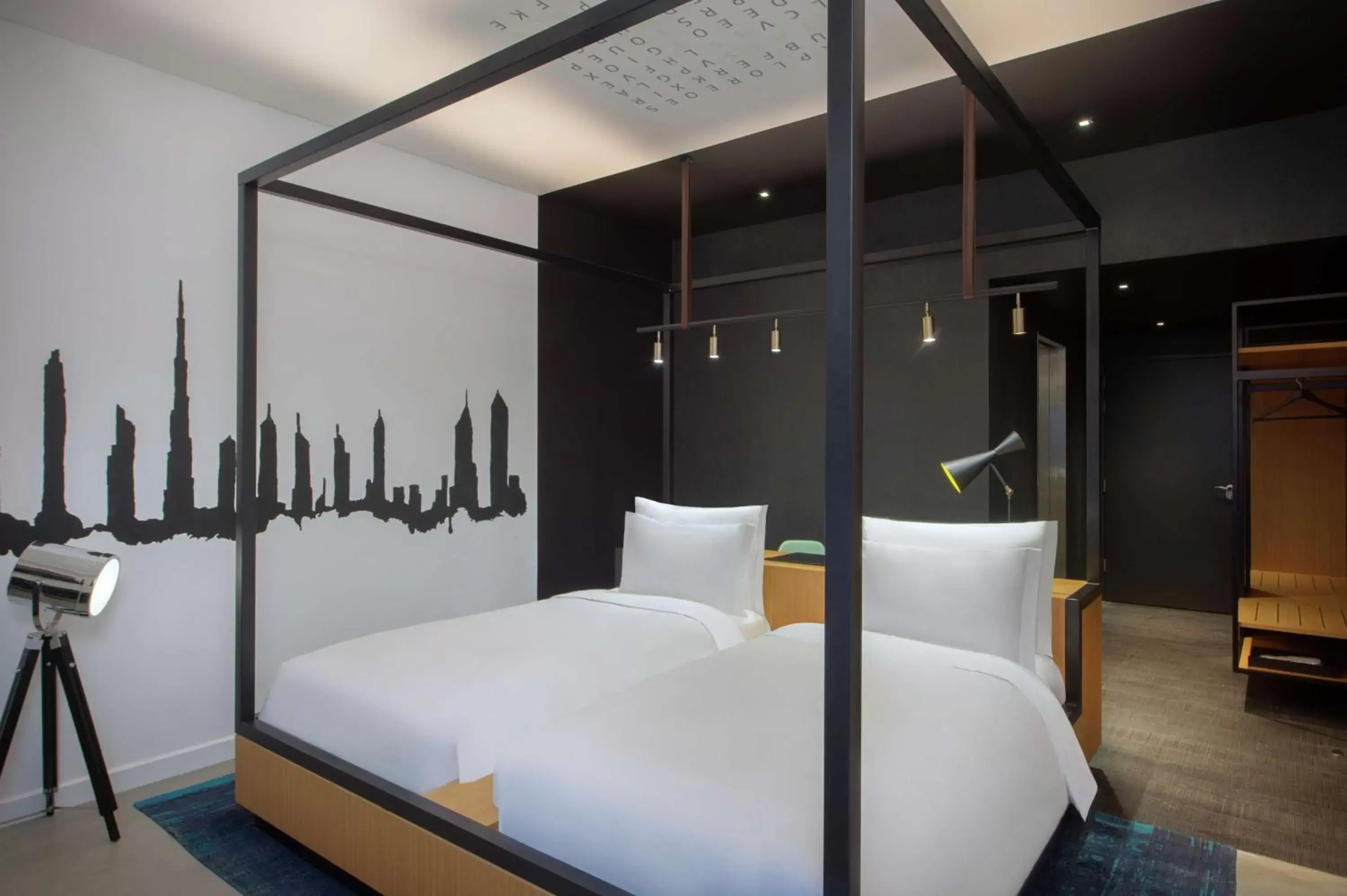 Twin Room with City View in Canopy by Hilton Dubai Al Seef Twin Room with City View in Canopy by Hilton Dubai Al Seef