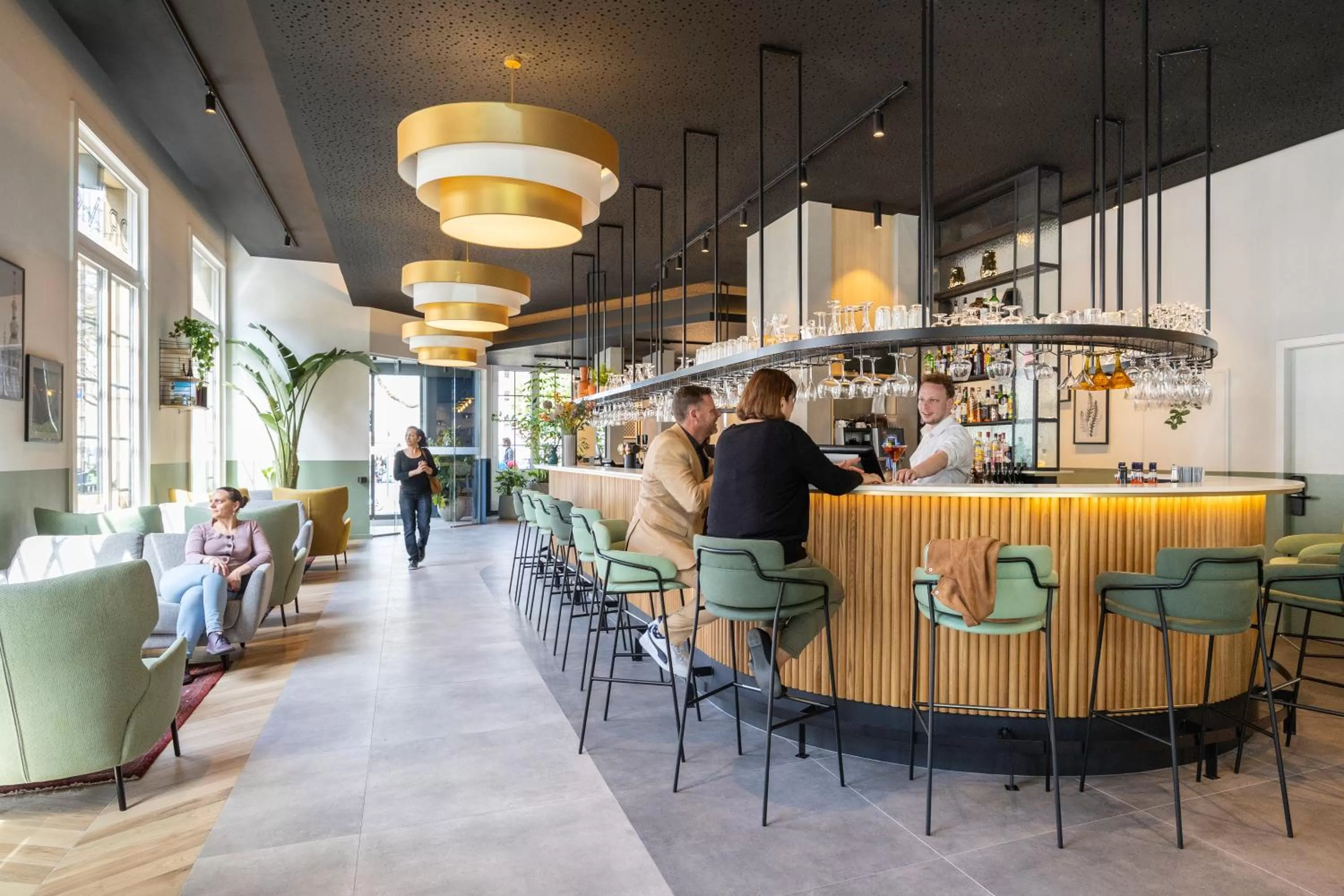 Lounge or bar in Hotel Novotel Brussels Off Grand Place