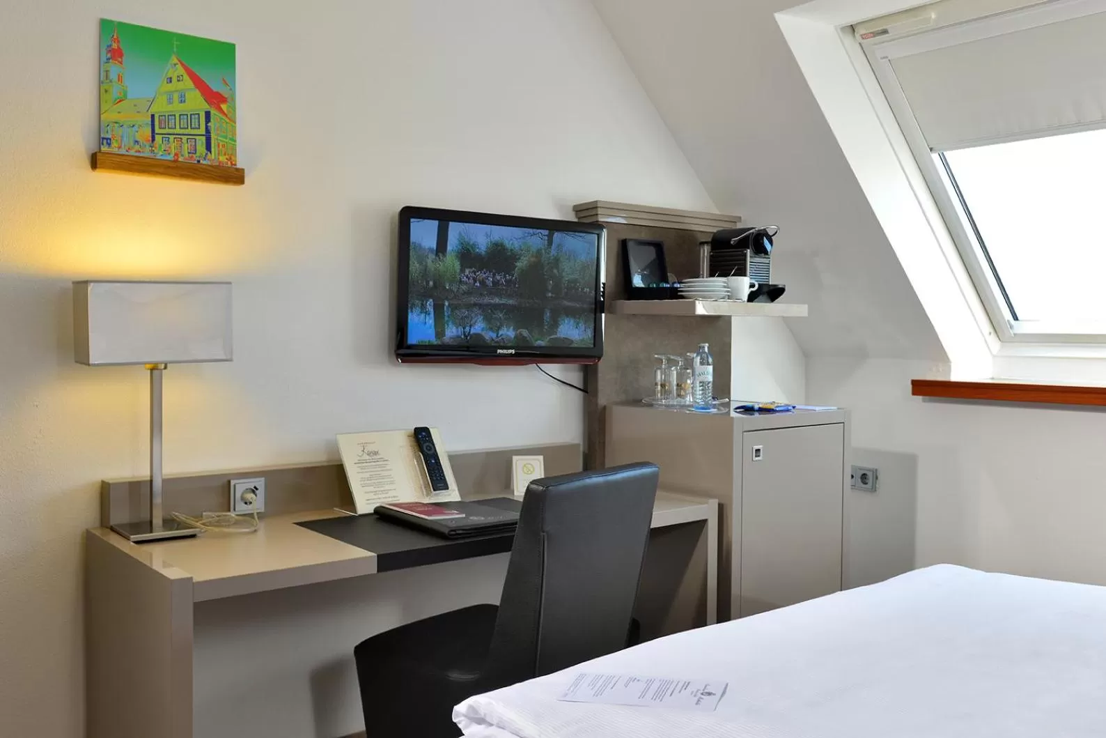 TV and multimedia, Bed in Hotel Caroline Mathilde