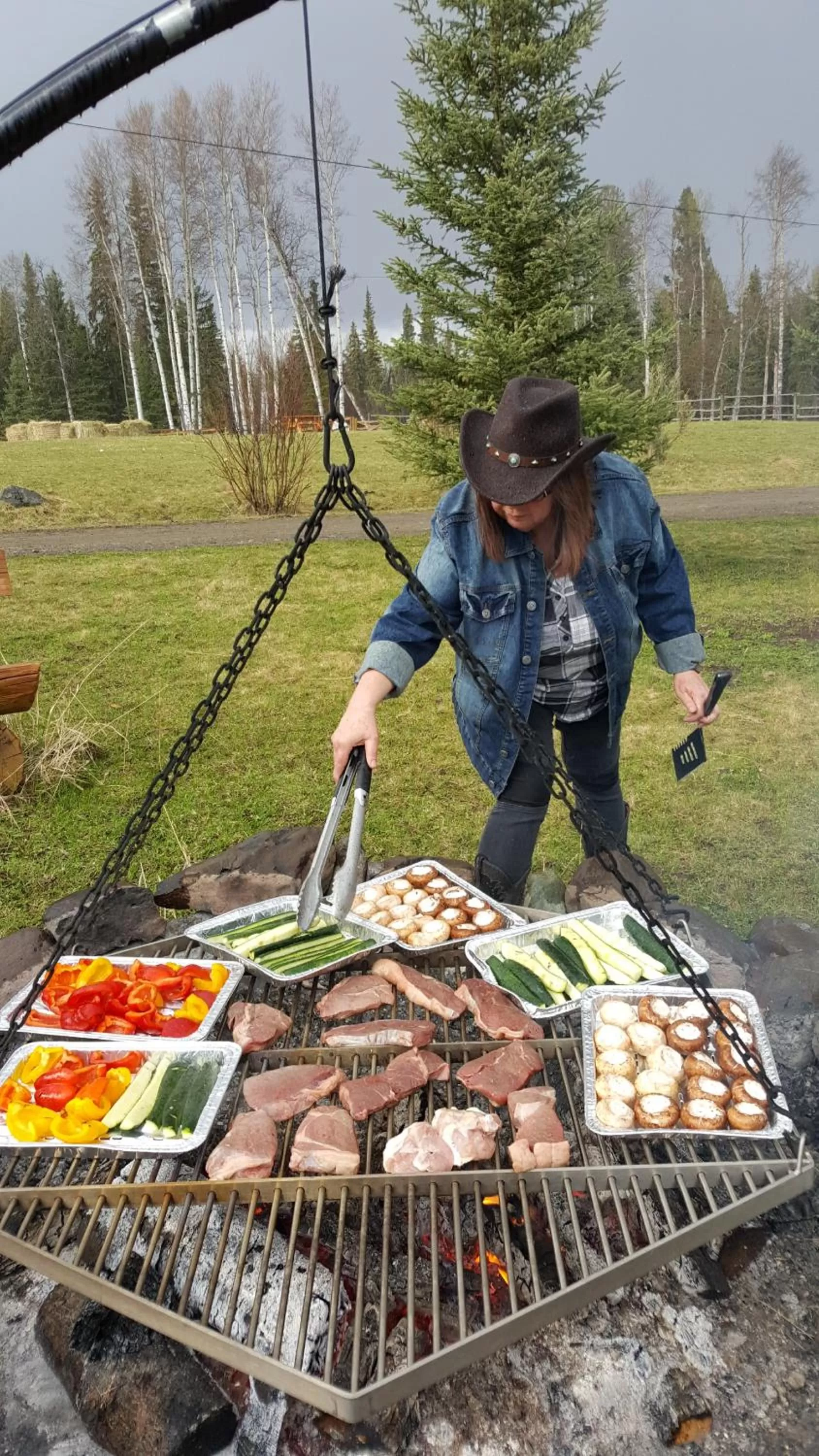 Dinner in Wettstone Guest Ranch