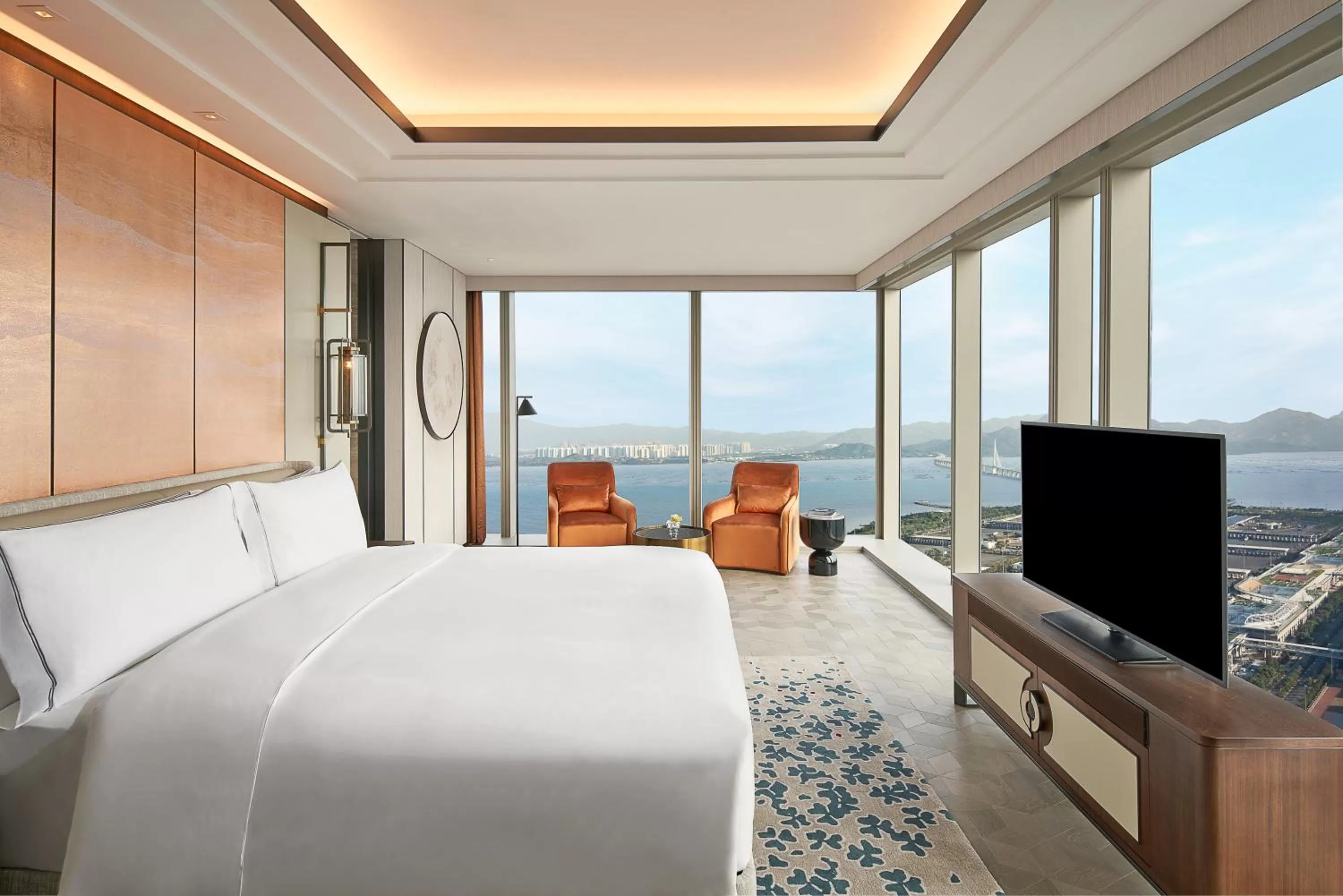 City view, Bed in Raffles Shenzhen
