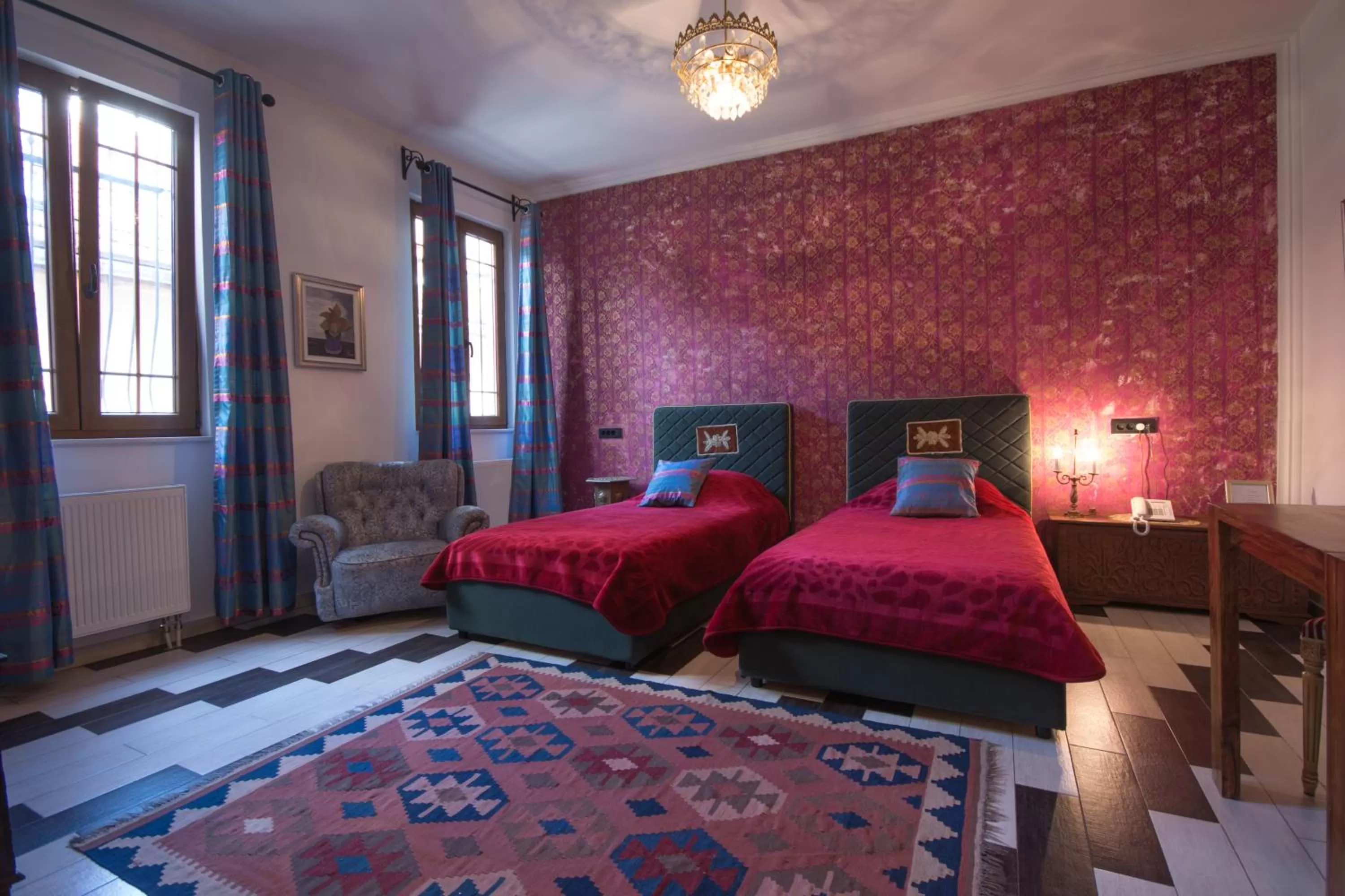 Bed in Hotel Michele