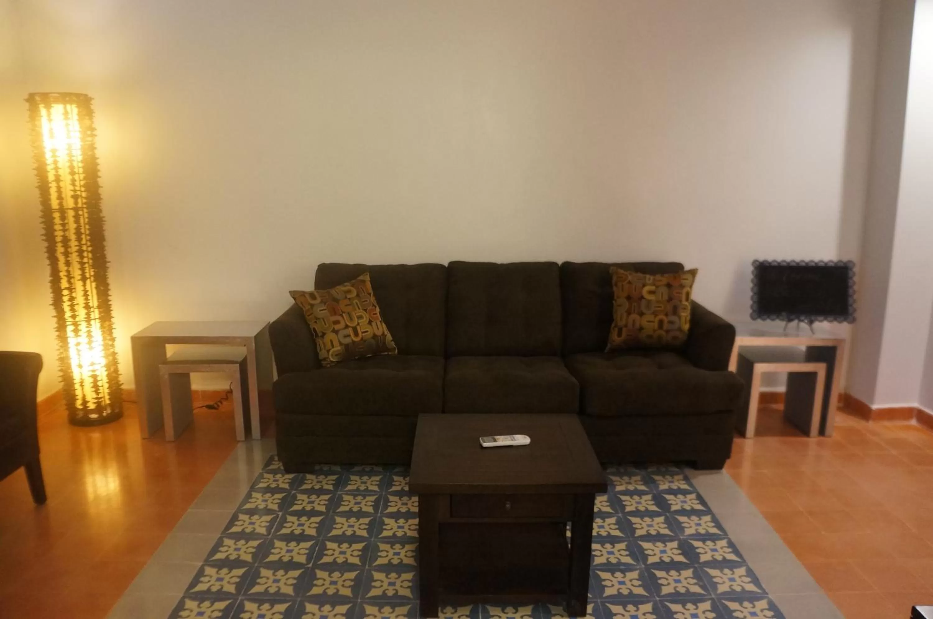 Seating area in La Terraza de San Juan