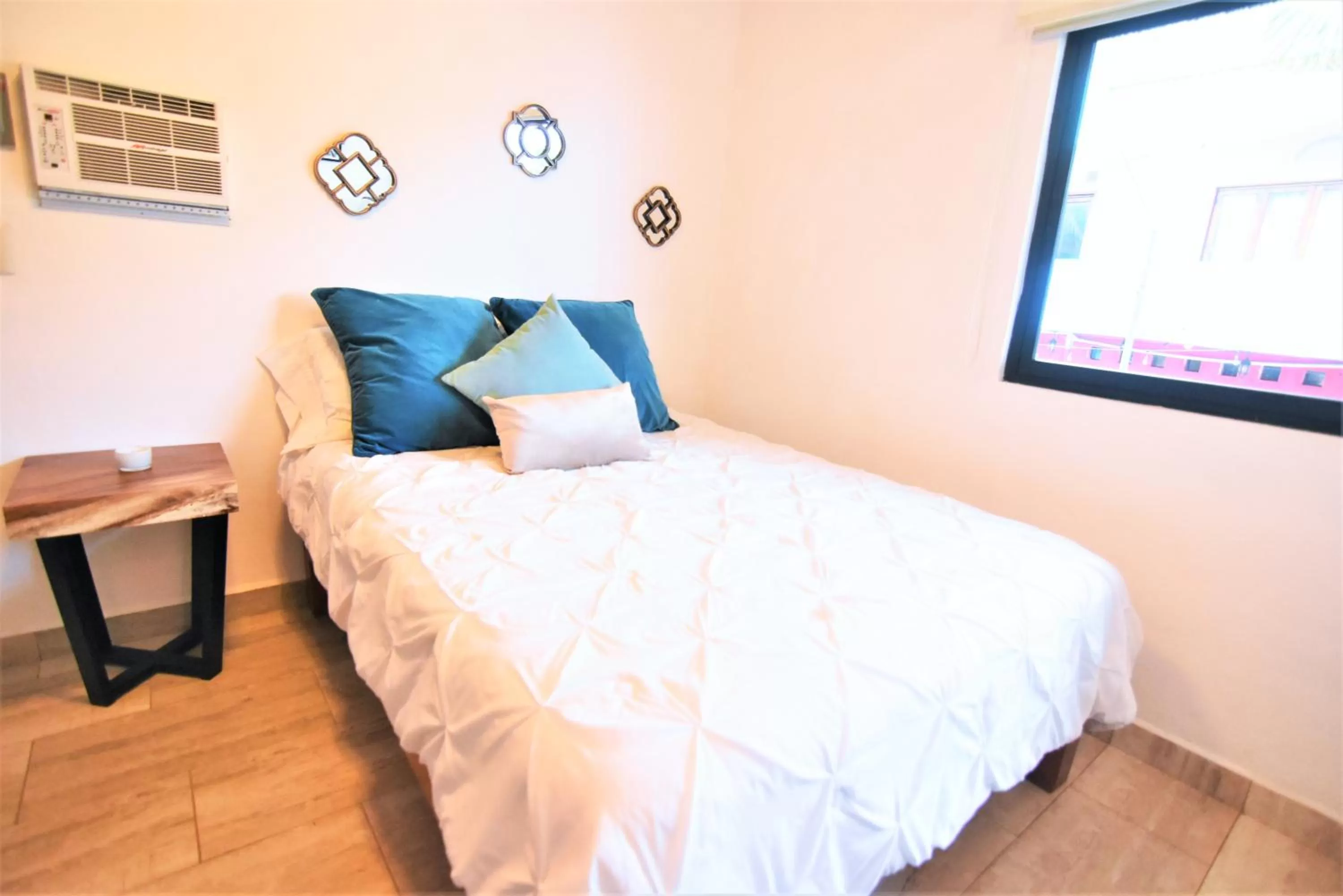 Bed in Hotel Vista Oceana Sayulita