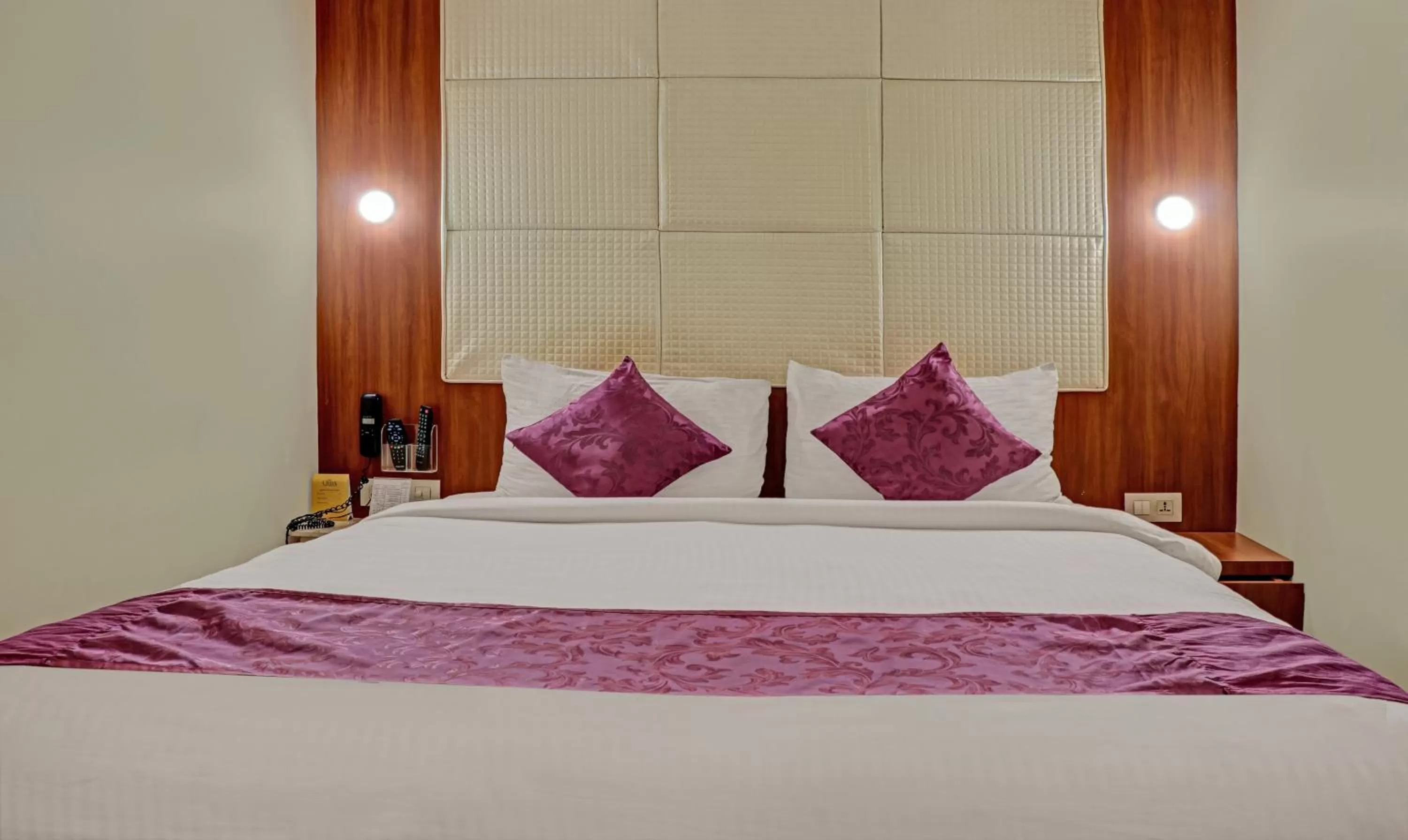 Bed in The Onyx Hotel