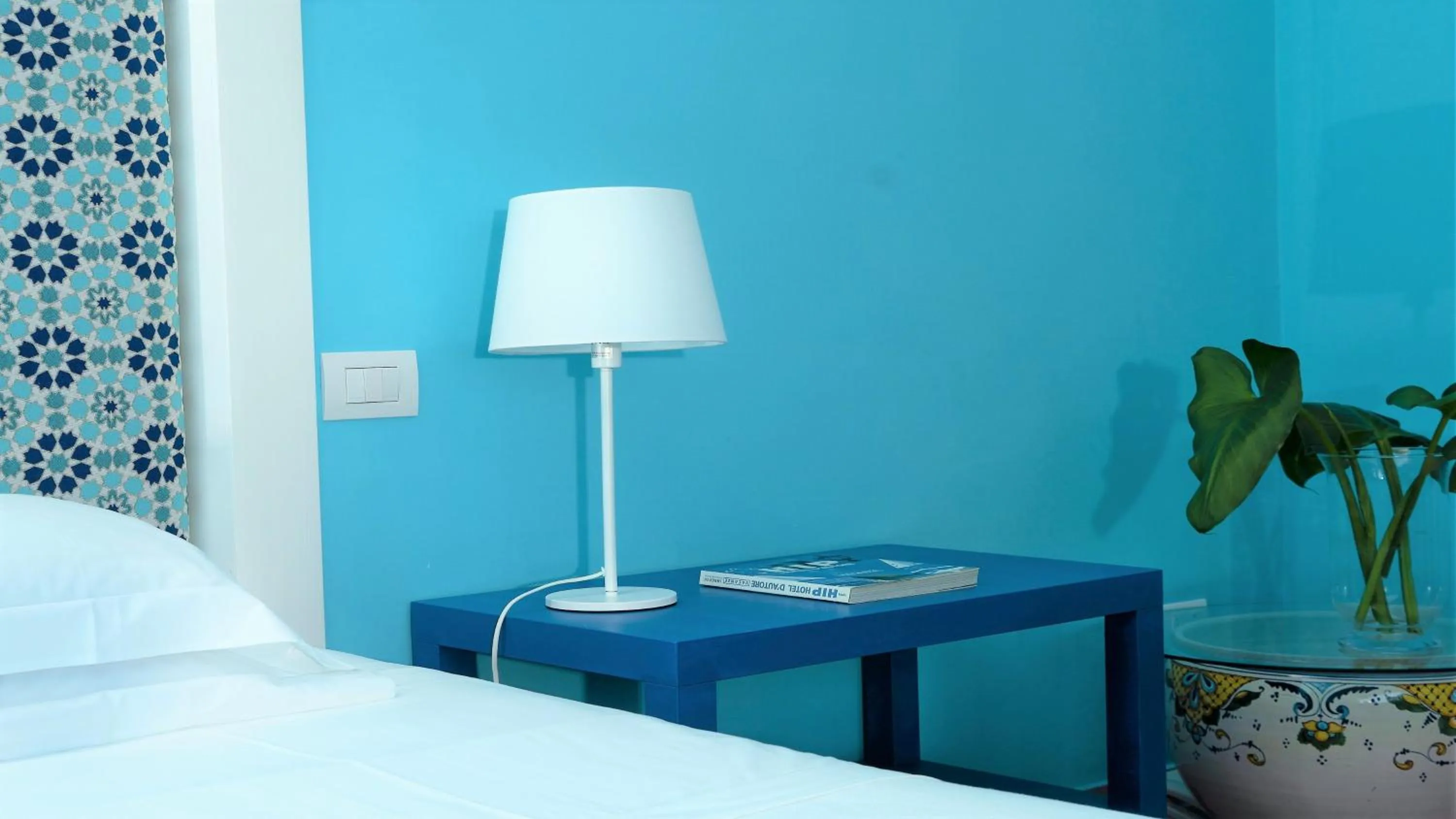 Decorative detail, Bed in Hotel Belair