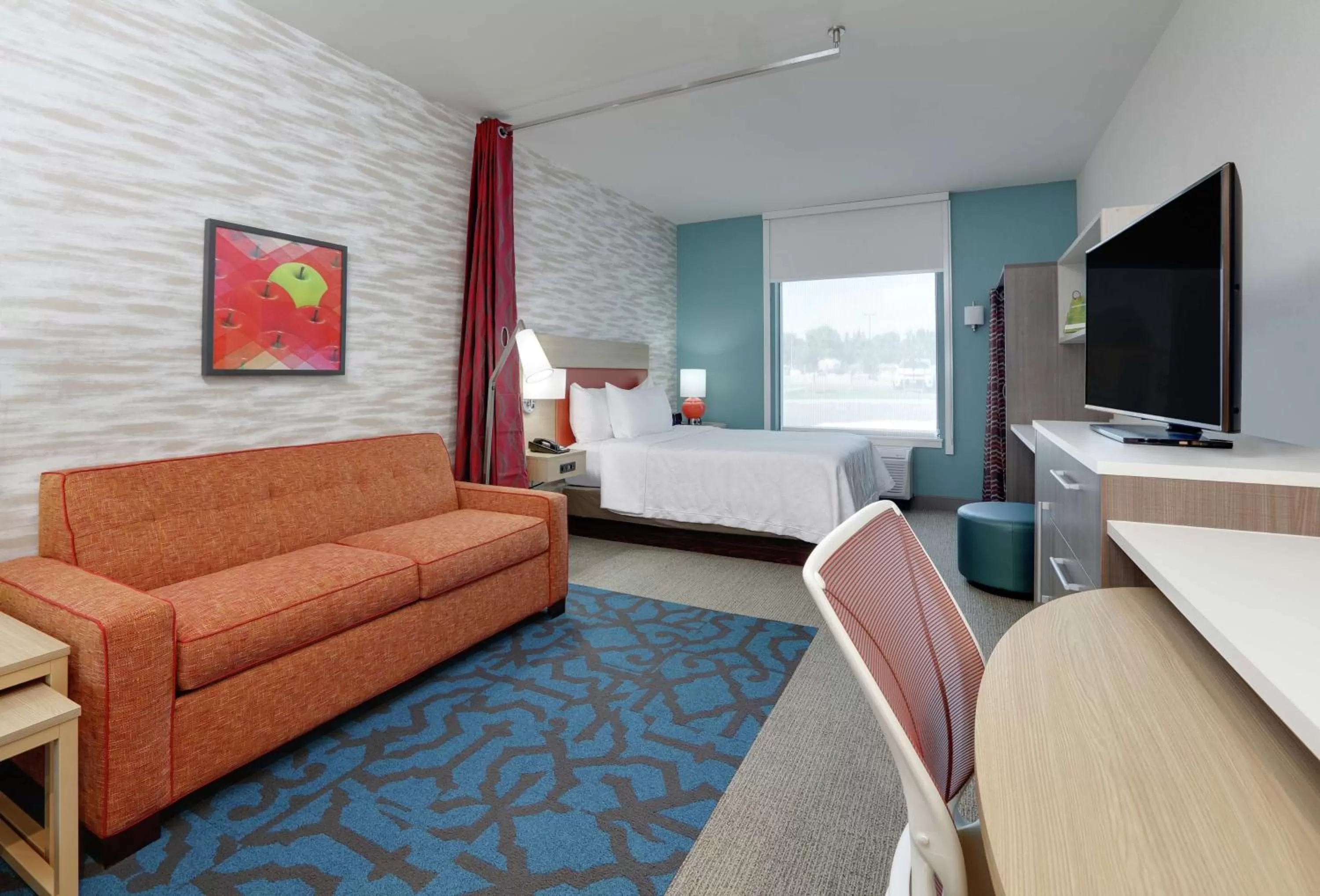 Bedroom, Bed in Home2 Suites By Hilton Yakima Airport