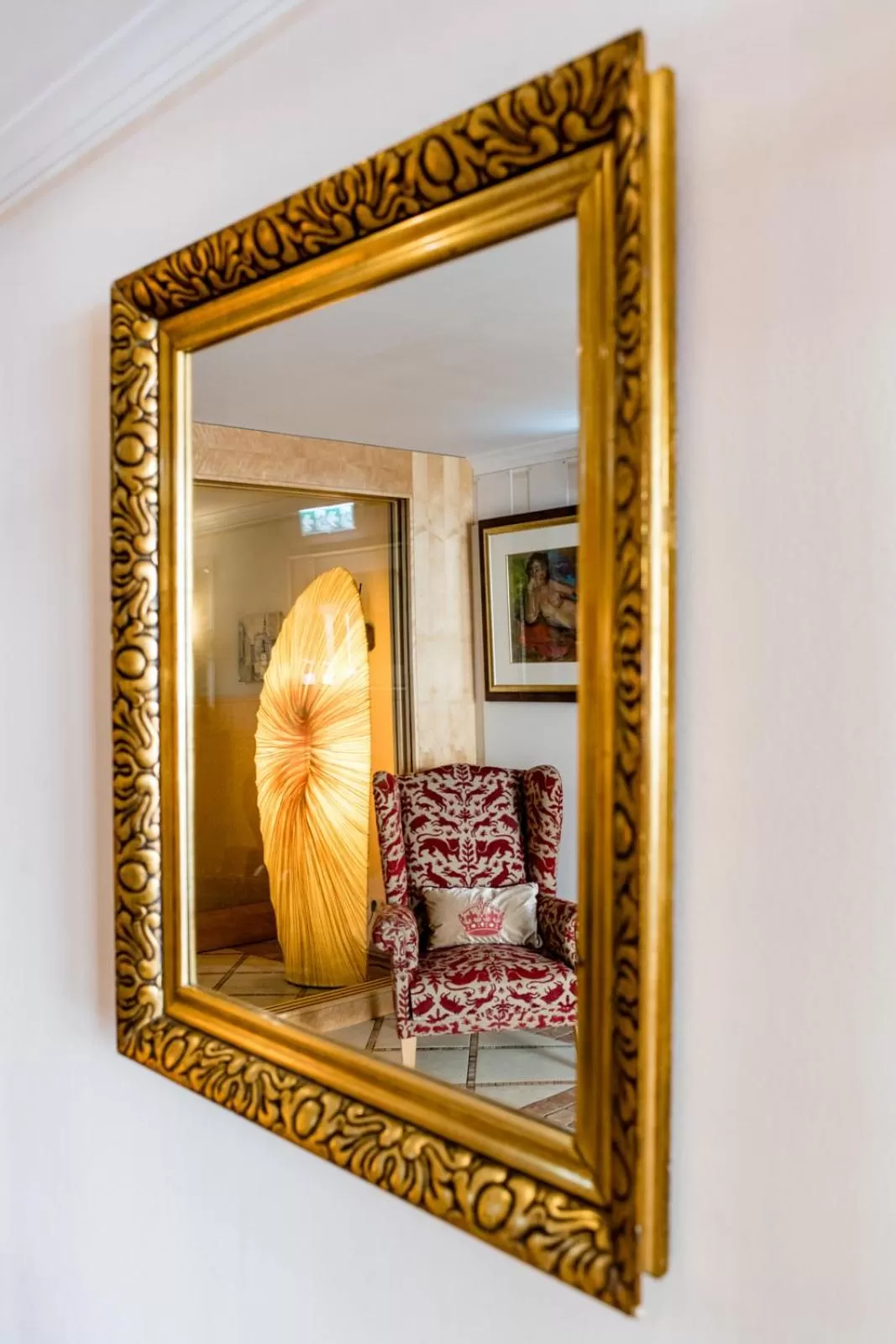 Lobby or reception in Hotel Krone