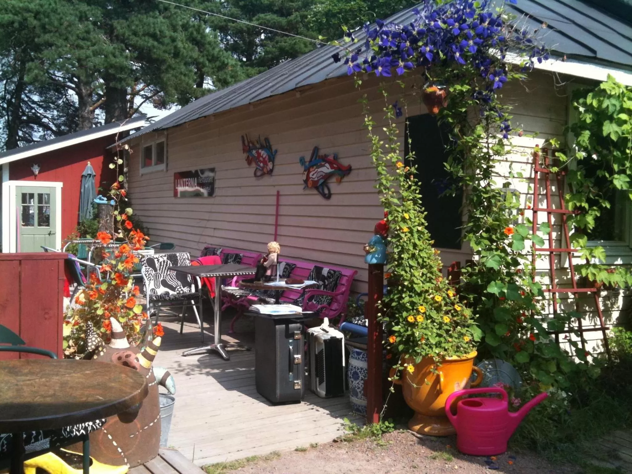 Garden in Hotel & Cafe Lanterna