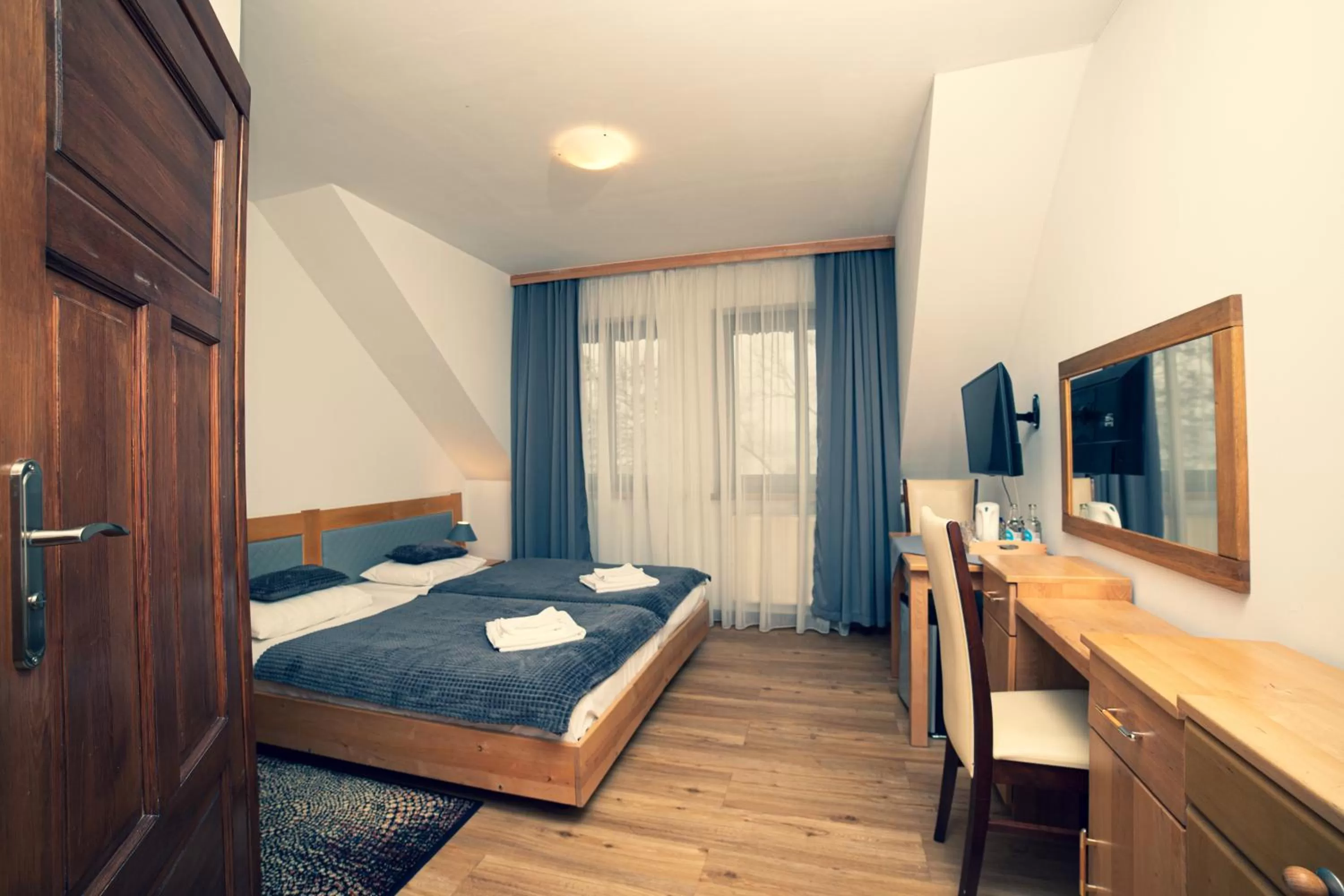 TV and multimedia, Bed in Gościniec Molo