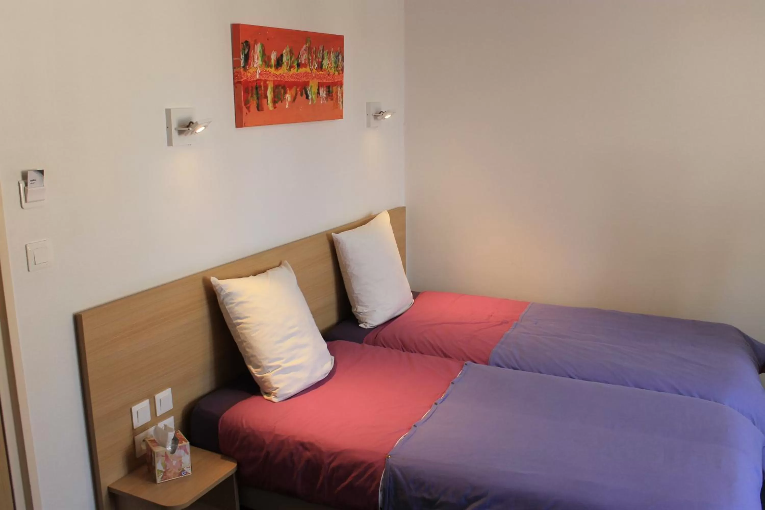 Bed in Hôtel du lion d'or