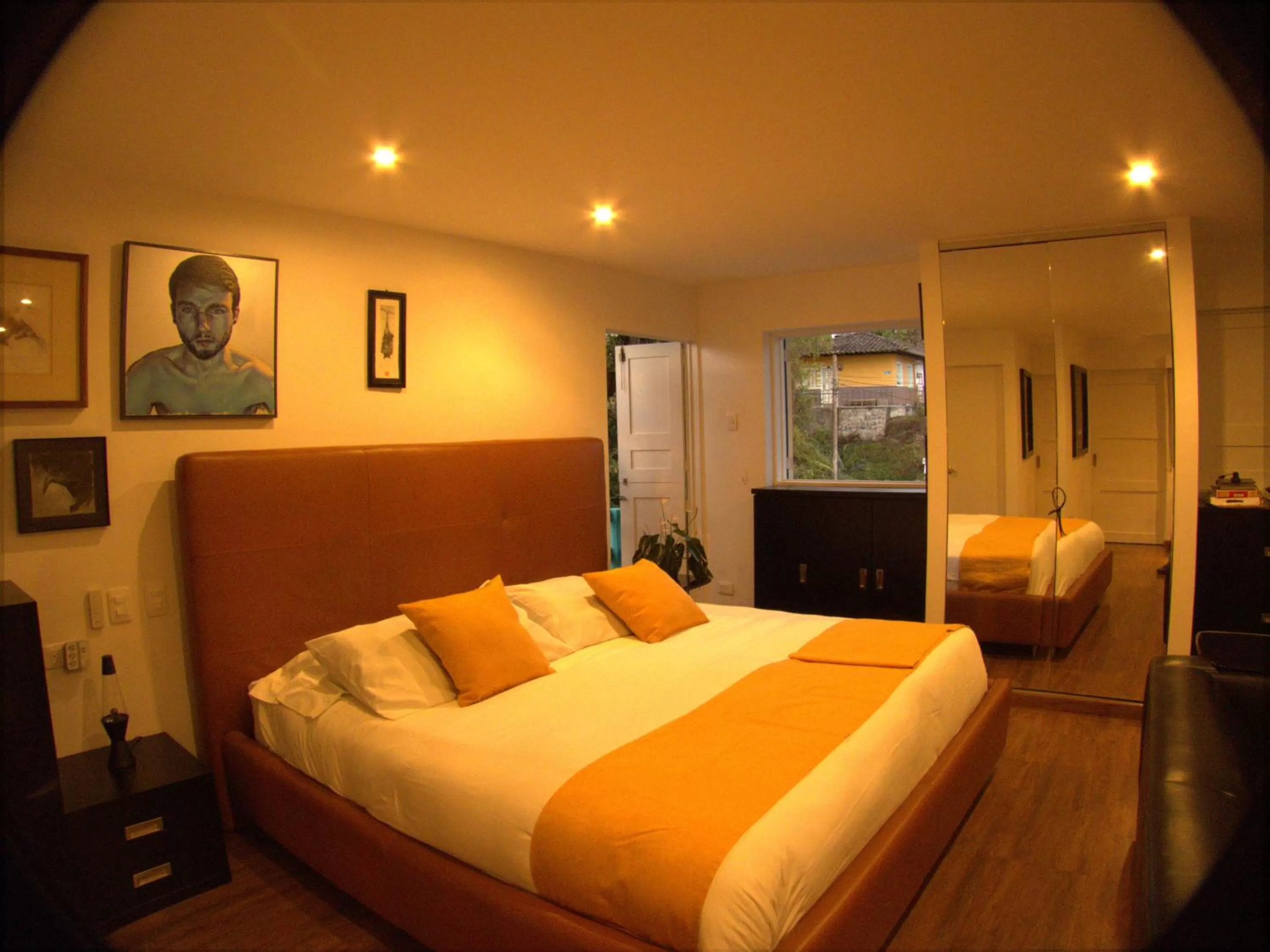 Bed in Casa de las Dos Palmas