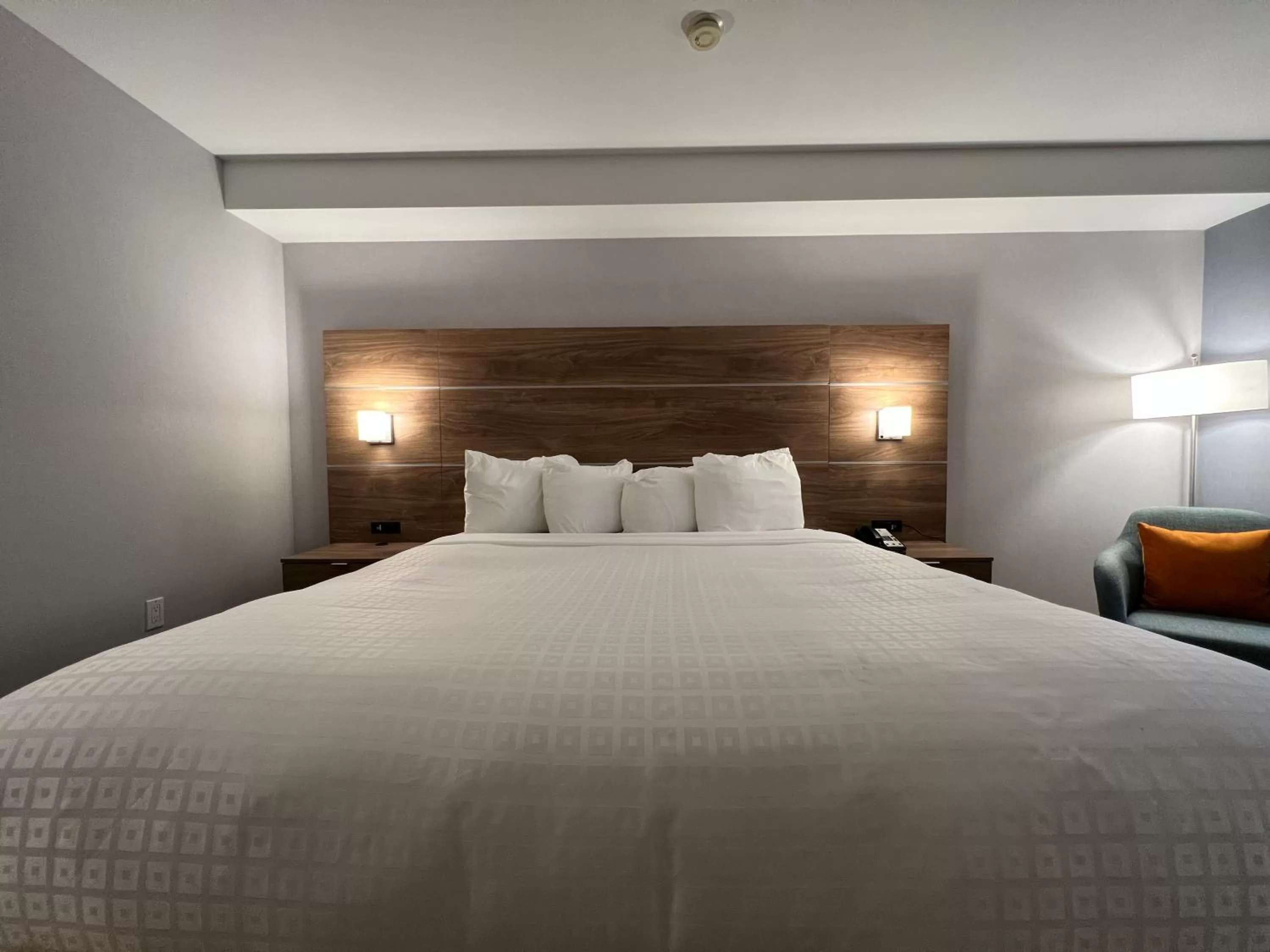 Bed in Super 8 by Wyndham Cornwall ON