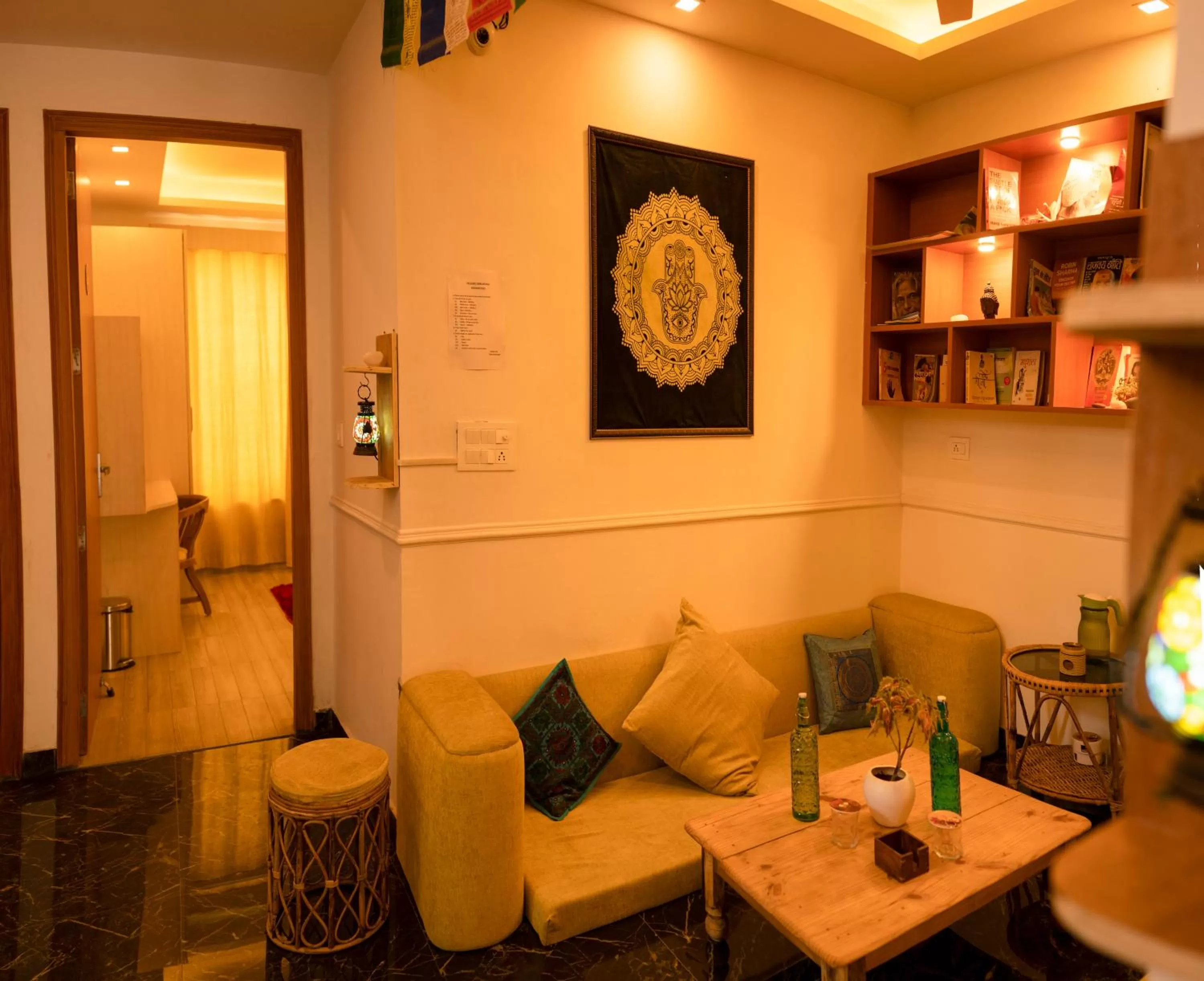 Living room in Hotel The Moksham