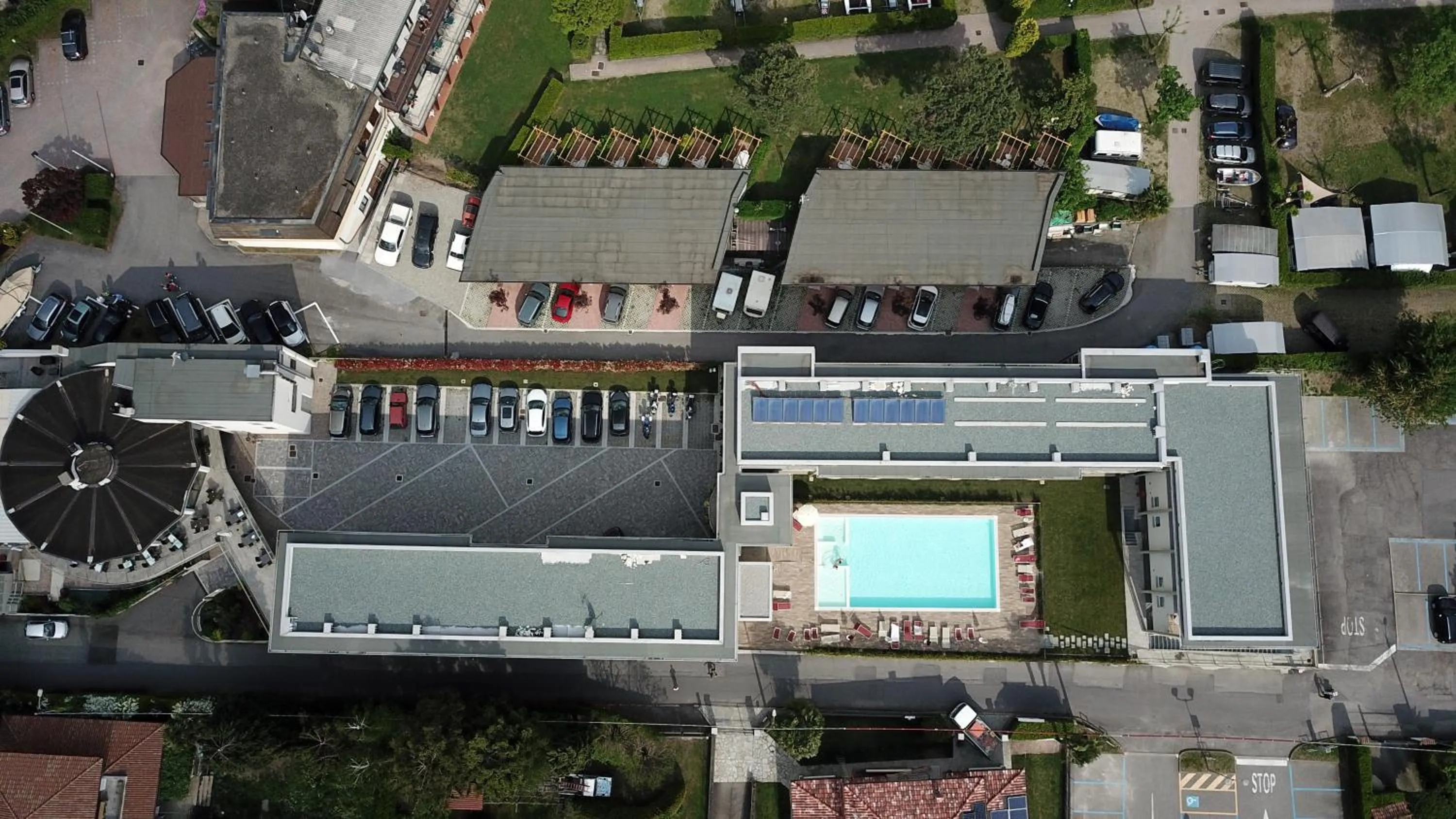 Bird's eye view in Hotel Vischi