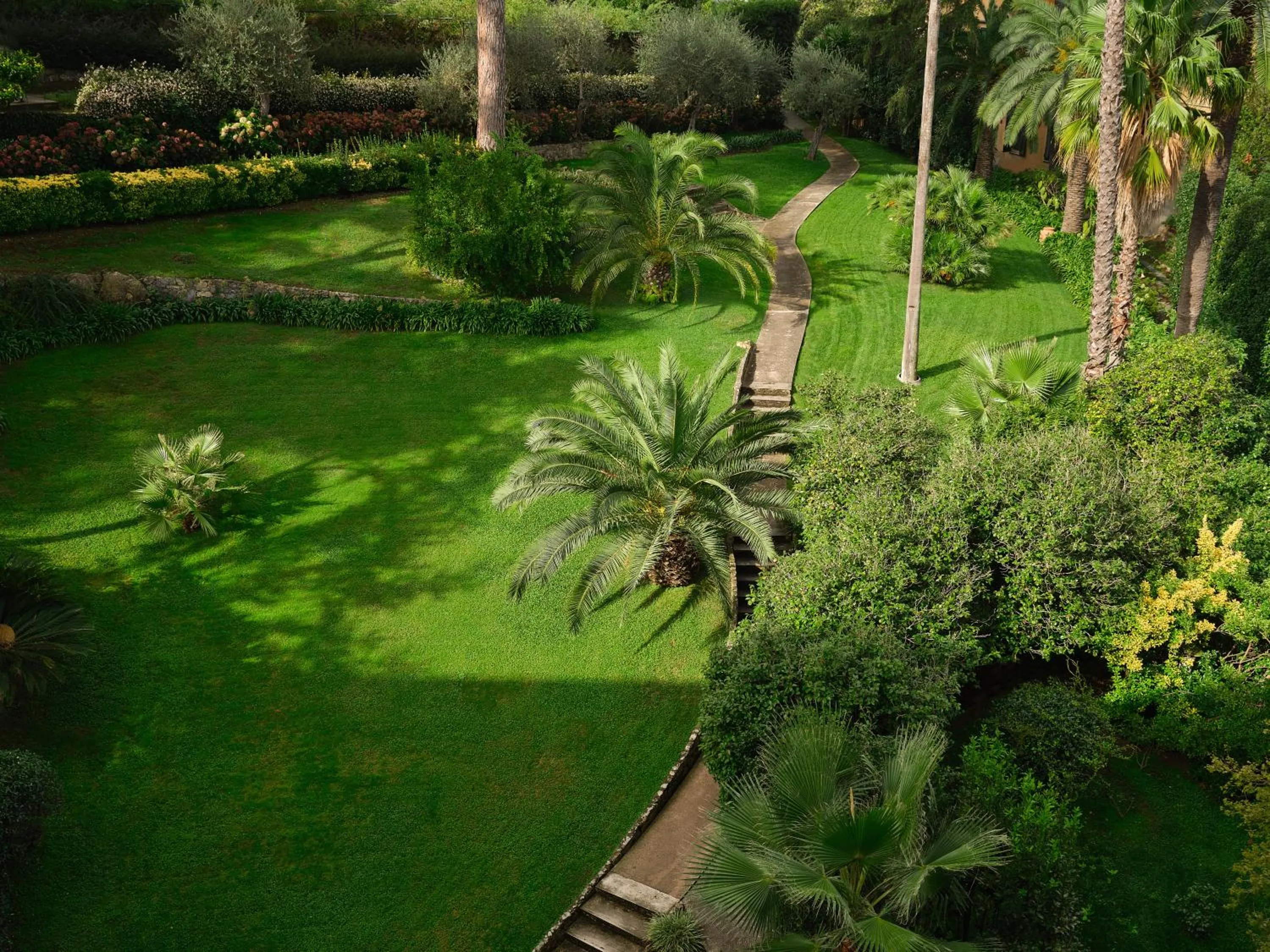Garden in Grand Hotel Miramare