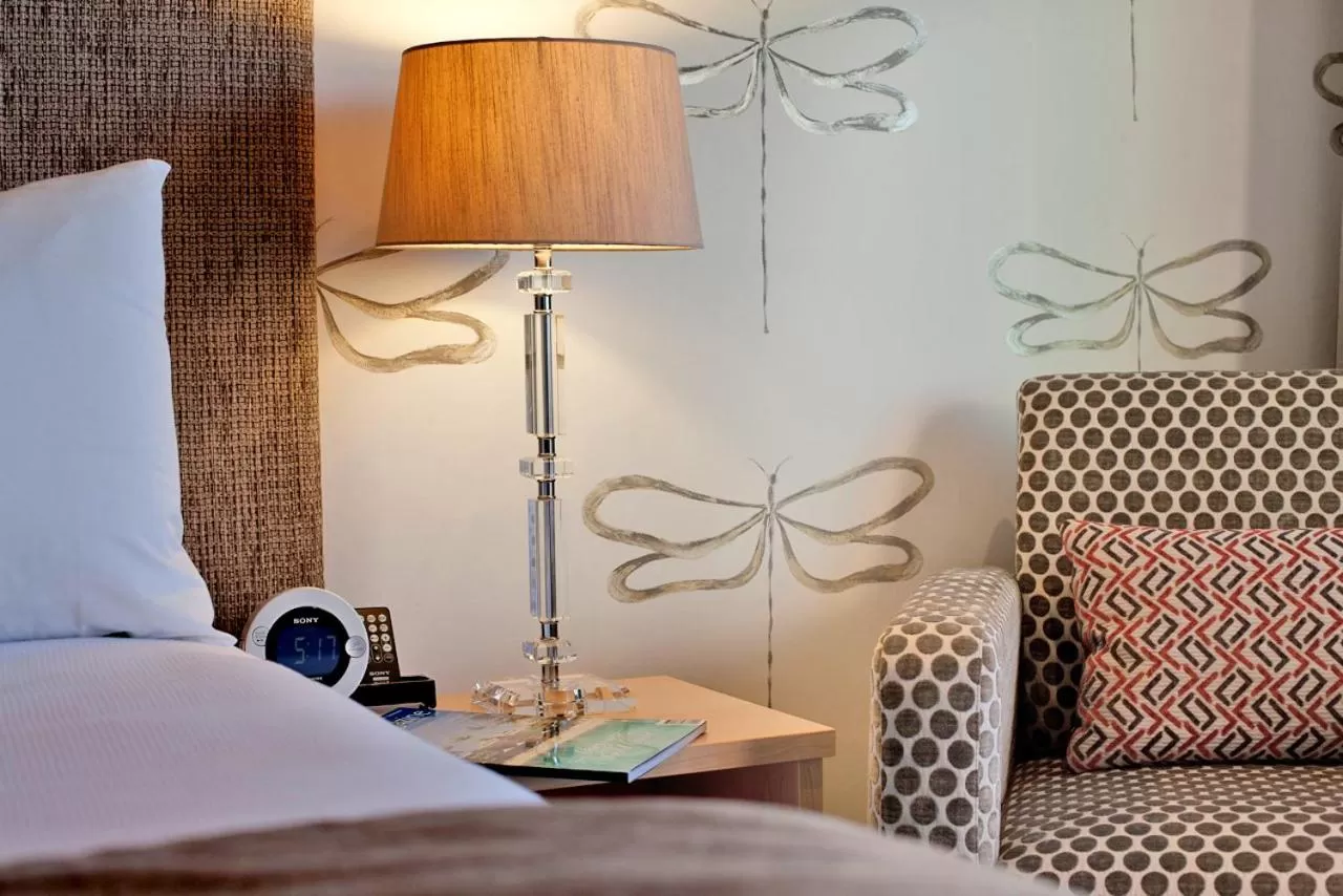 Decorative detail, Bed in The Crown Hotel