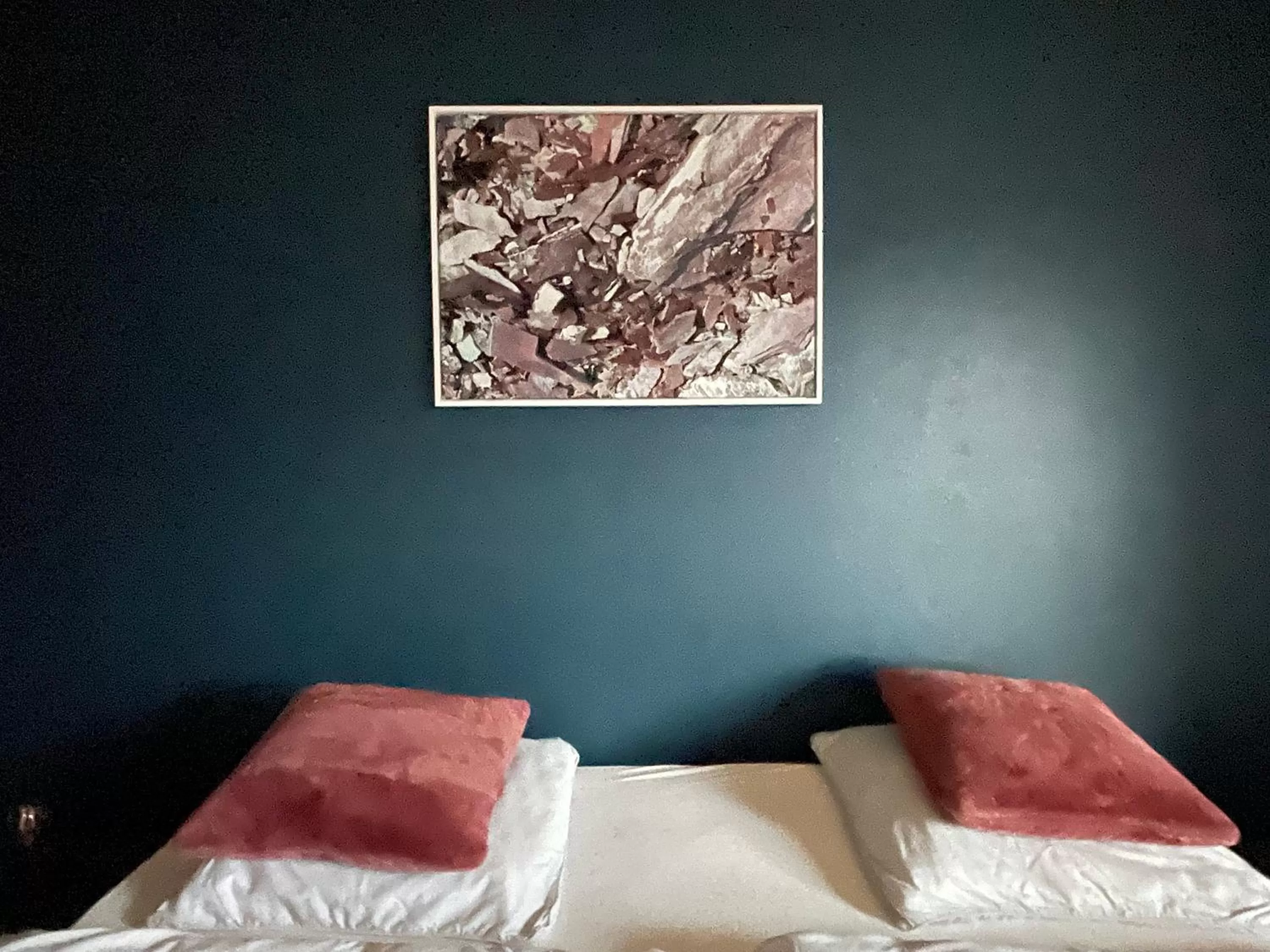 Decorative detail, Bed in B&B La Forge de Diogne - luxury and cosy alpine lodge