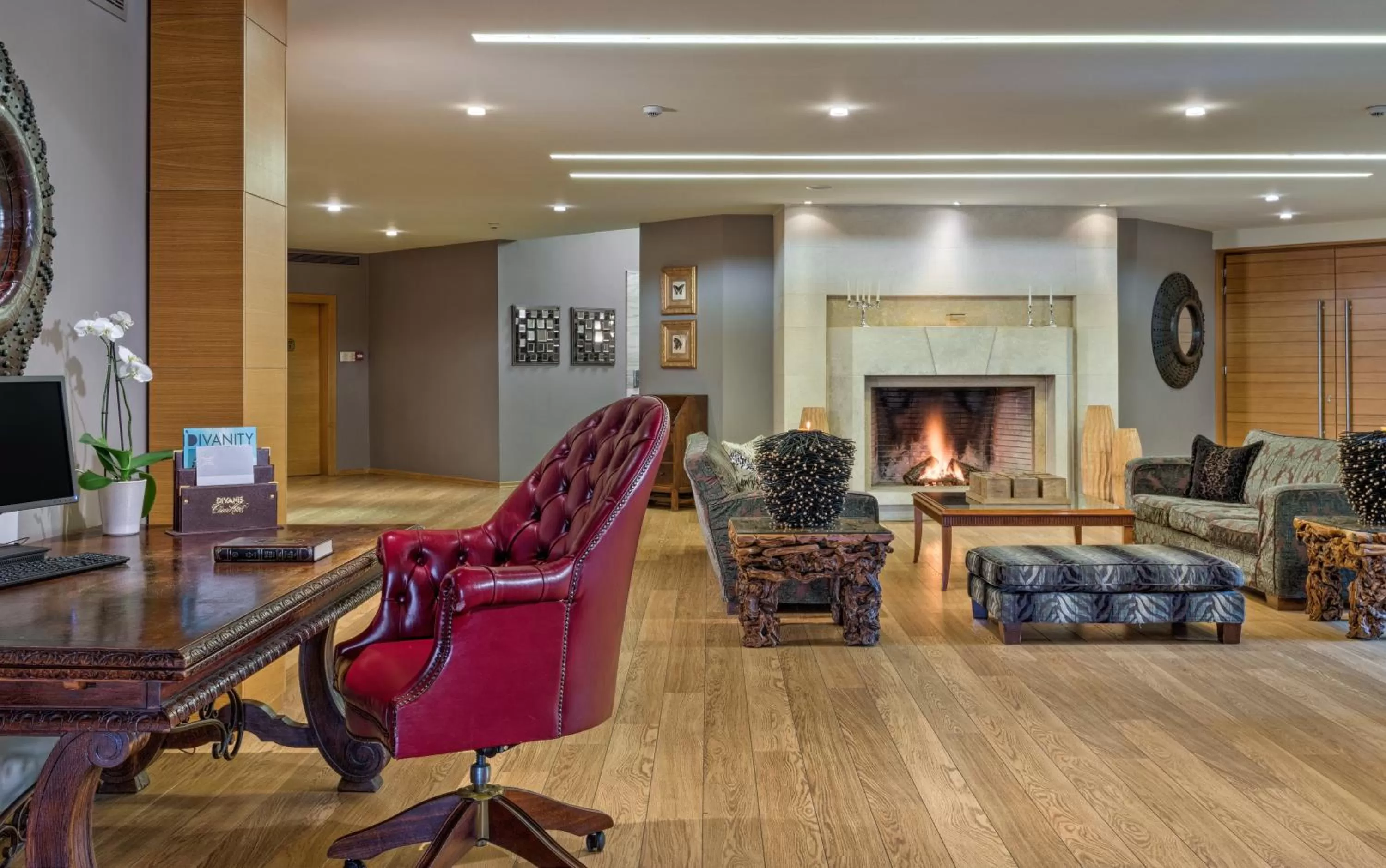 Living room in Divani Meteora Hotel