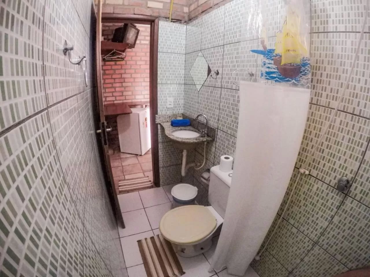 Bathroom in Pousada do Riacho