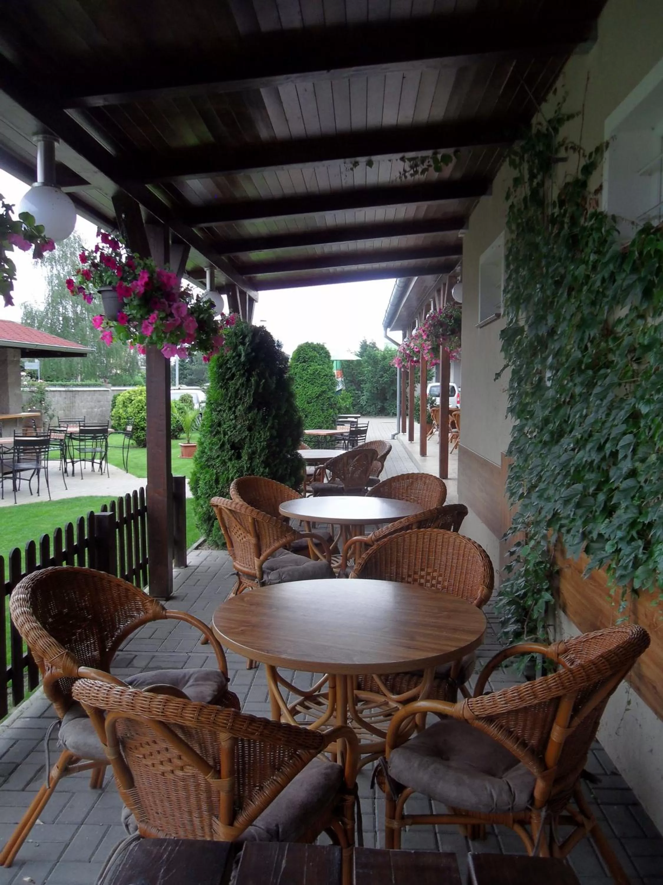 Garden, Balcony/Terrace in Hotel Sport