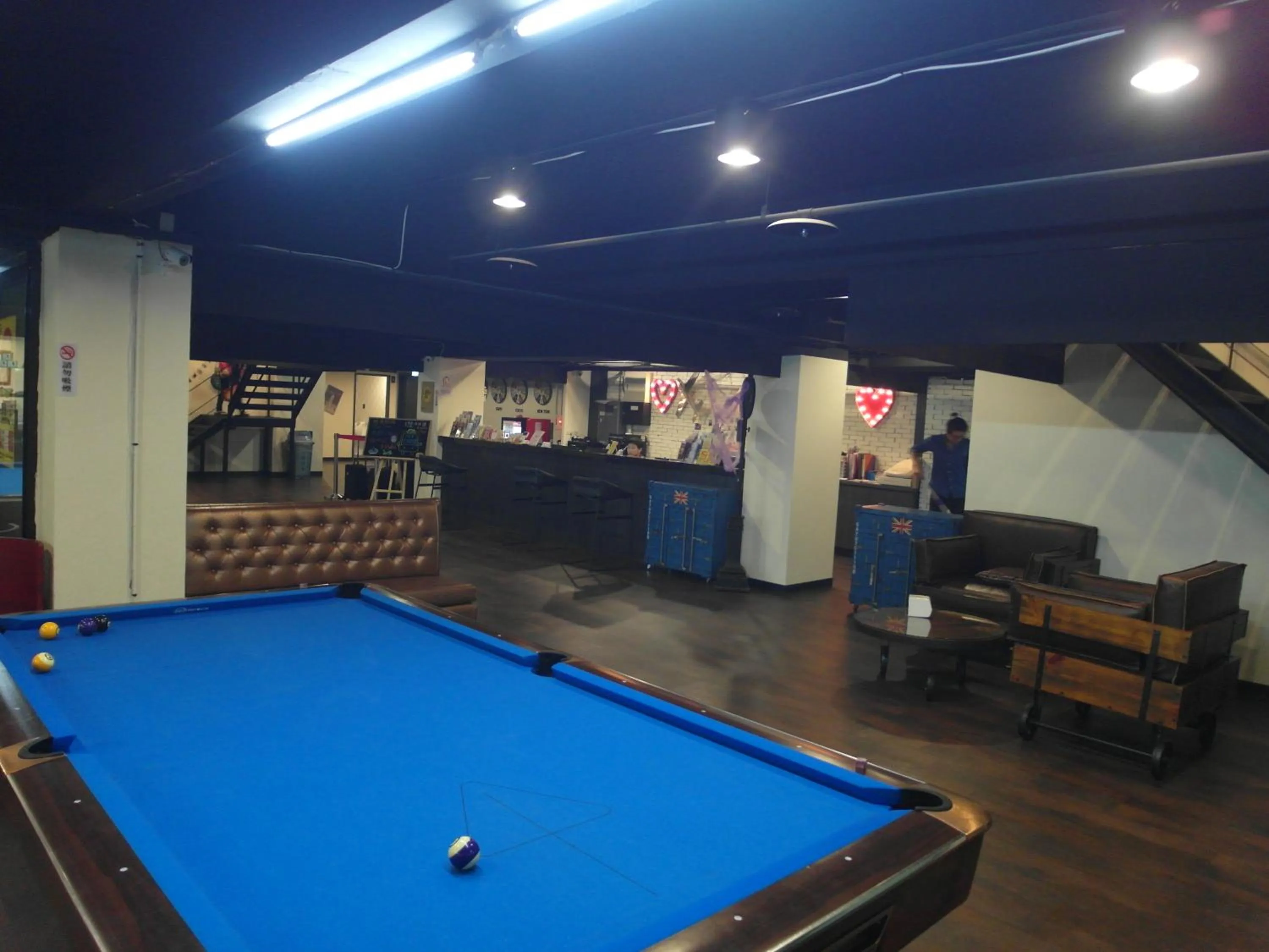 Billiard in Hotel Fun - Linsen