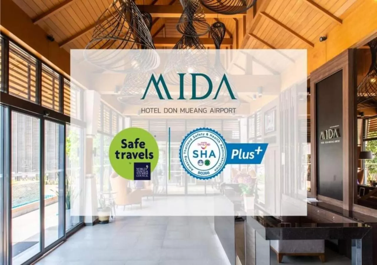 Logo/Certificate/Sign in Mida Hotel Don Mueang Airport