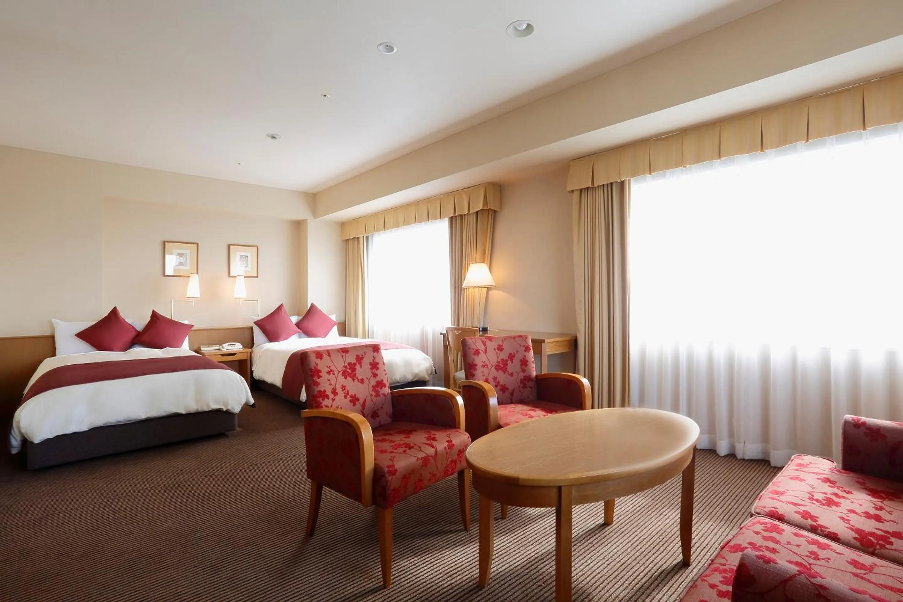 Photo of the whole room, Bed in Dai-ichi Hotel Ryogoku