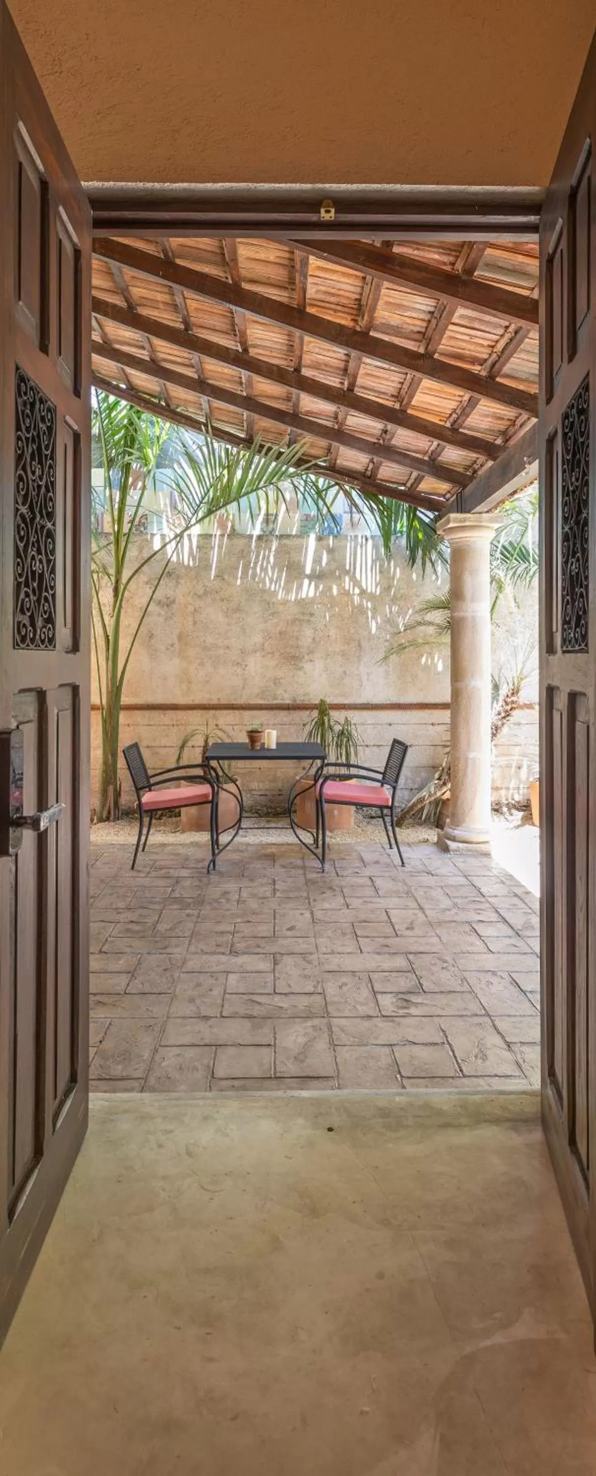 Patio in Casa Dos Lirios Hotel Boutique