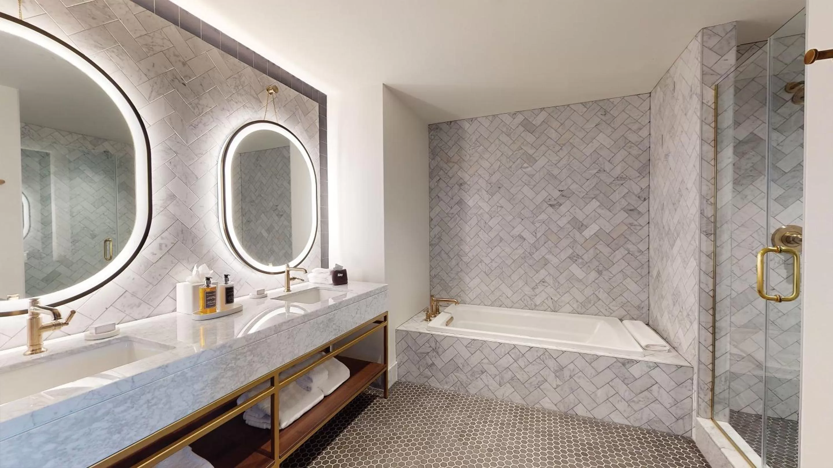 Shower in The Restoration Asheville