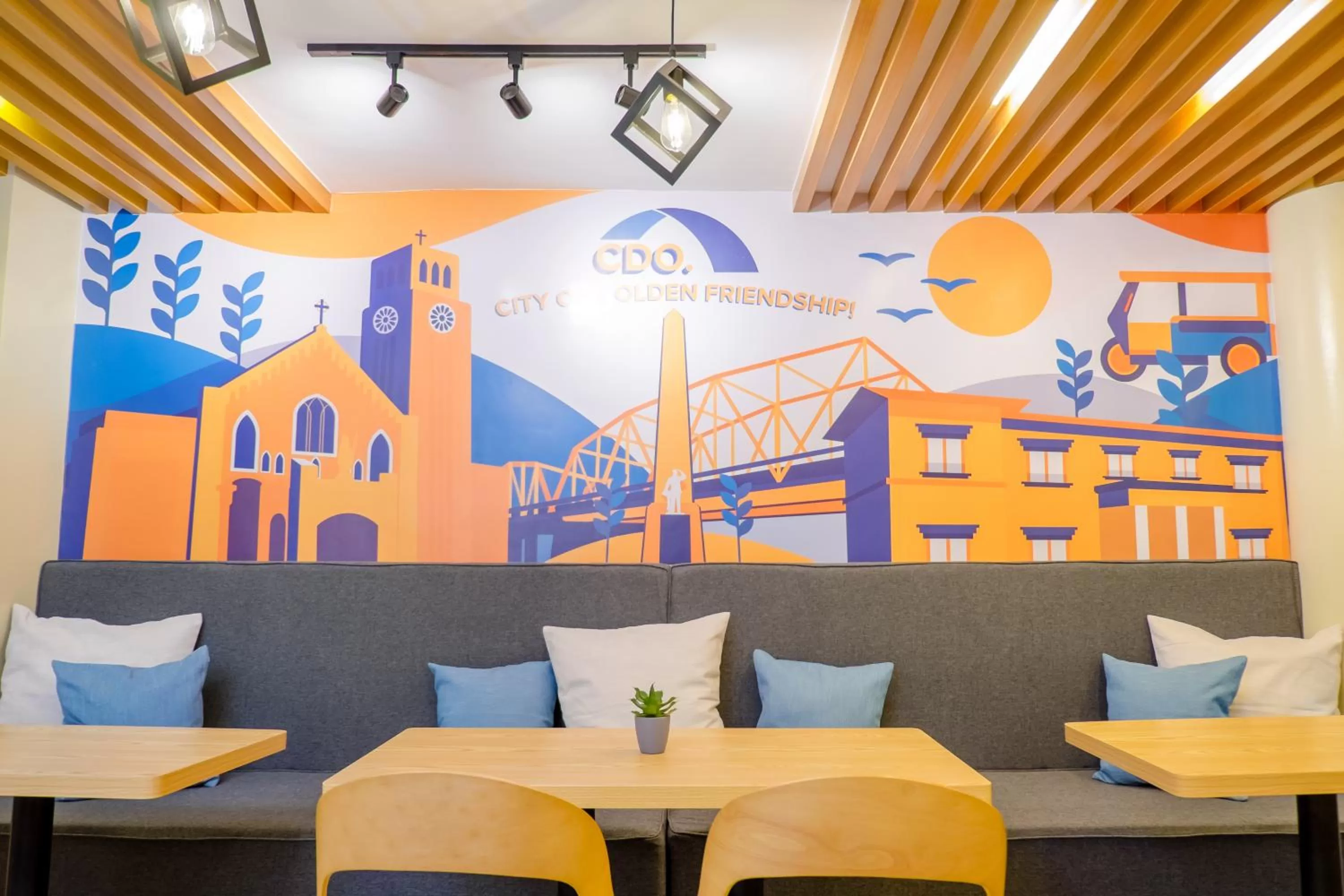 Living room in Bridge Hotel