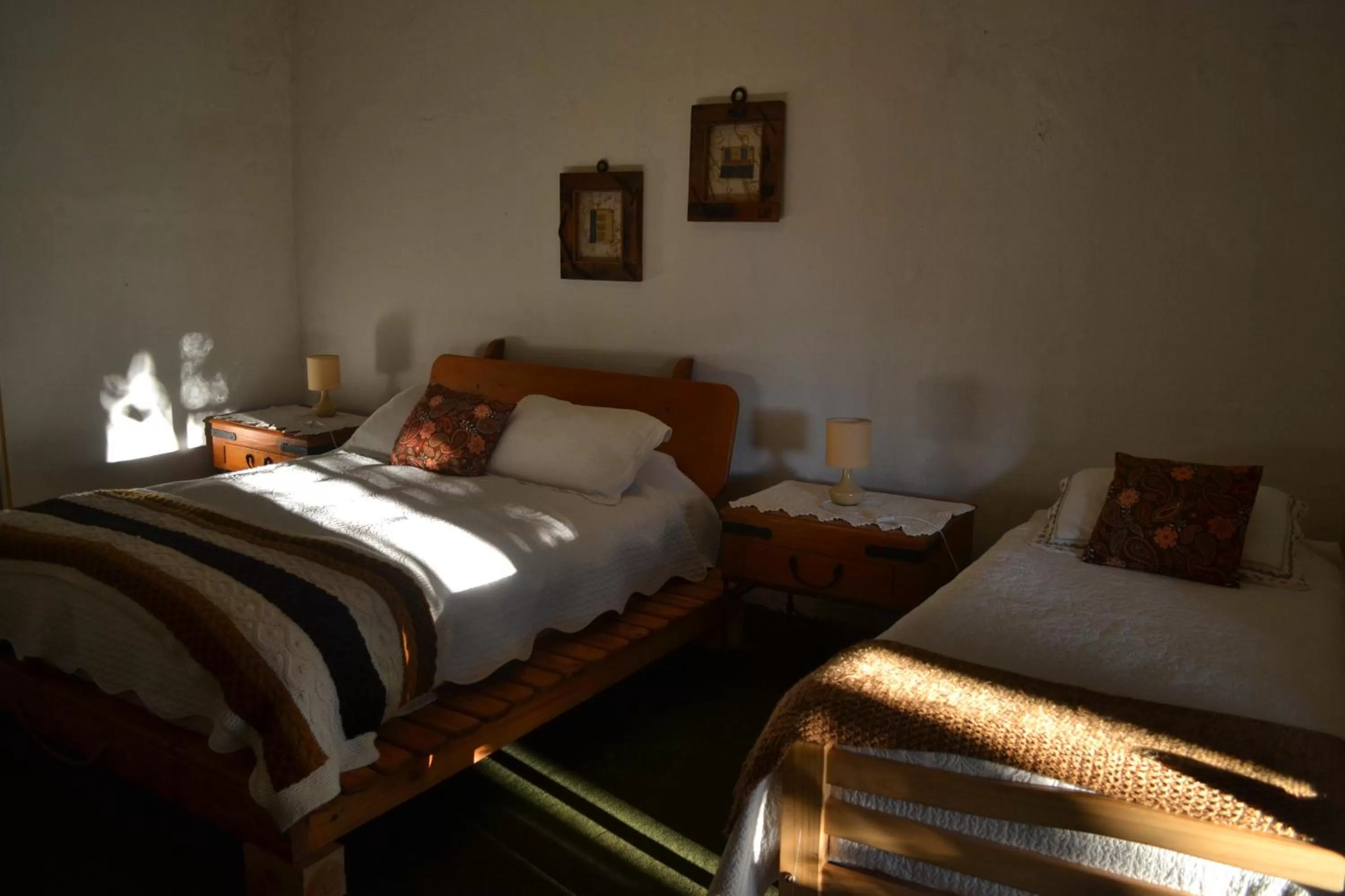 Bedroom, Bed in La Casa de Adobe Natural y Más