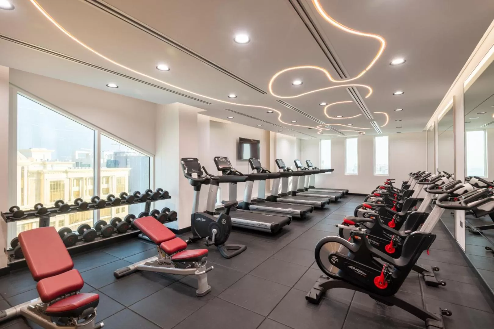 Fitness centre/facilities in Jouri a Murwab hotel Doha