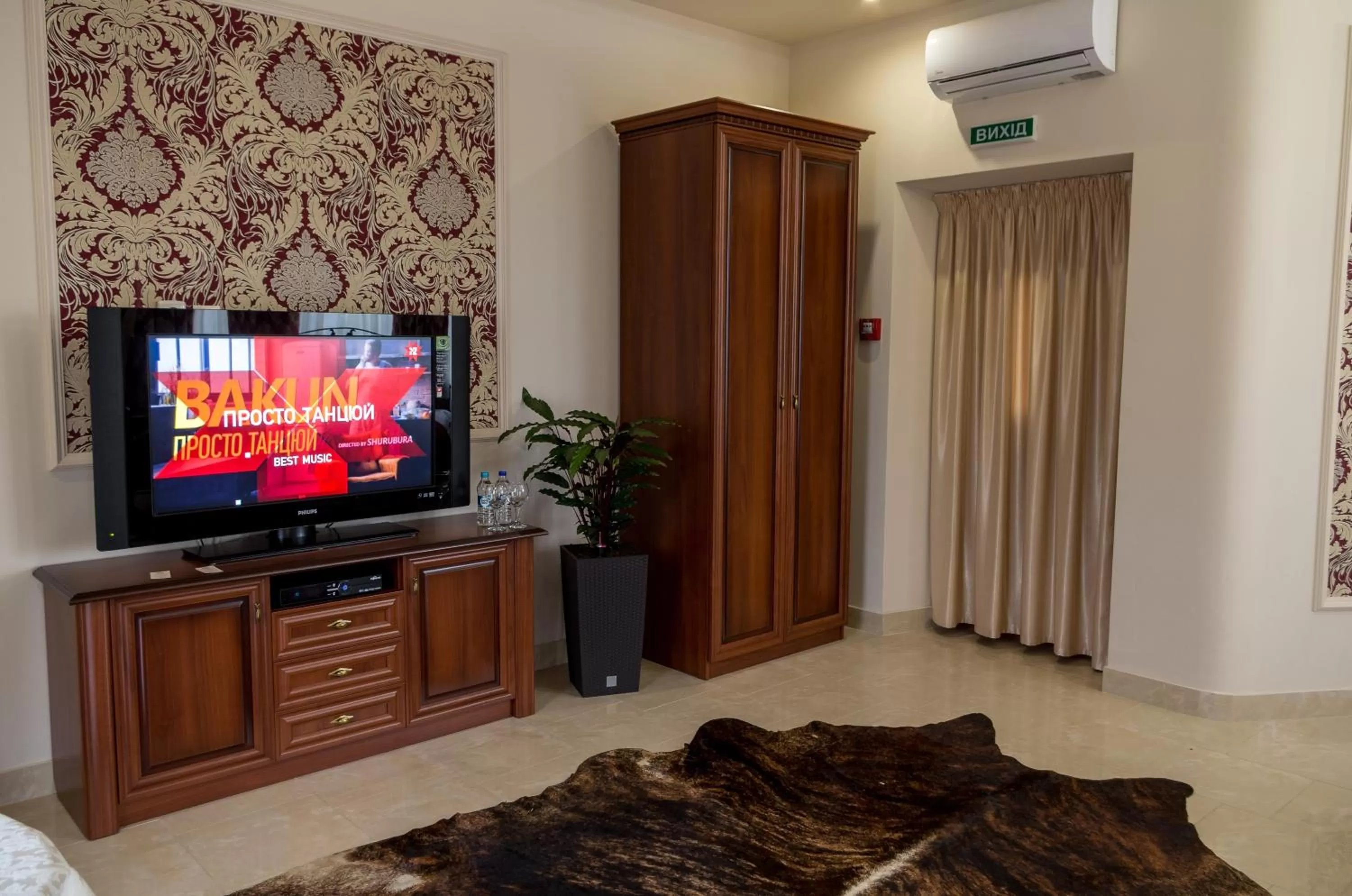 TV/Entertainment Center in Ermitazh Hotel Complex