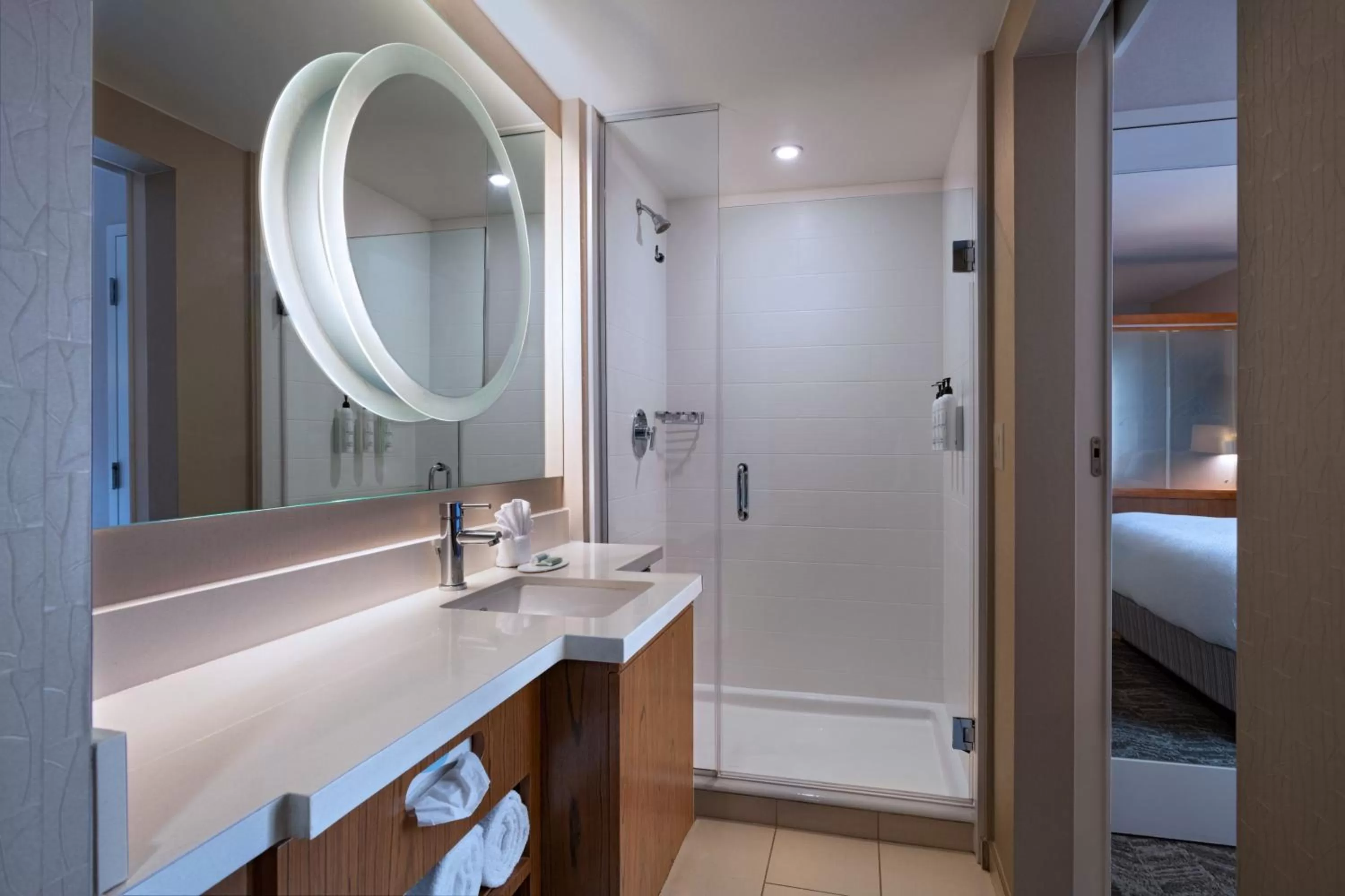 Bathroom in Springhill Suites by Marriott Anaheim Maingate