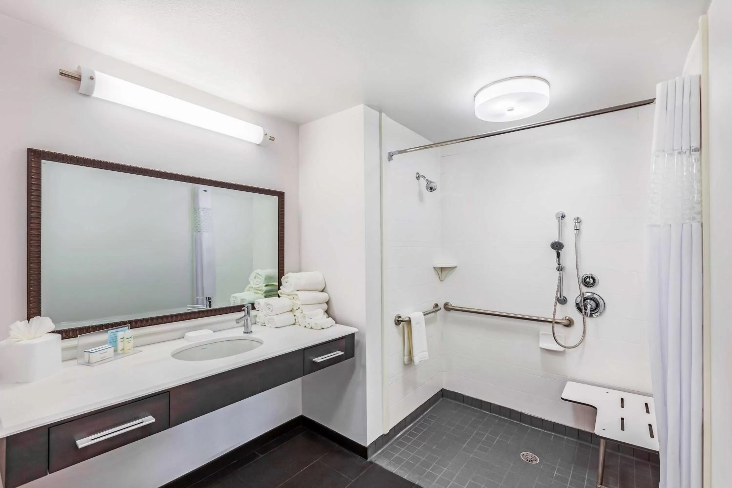 Bathroom in Hampton Inn & Suites Houston I-10 West Park Row, Tx