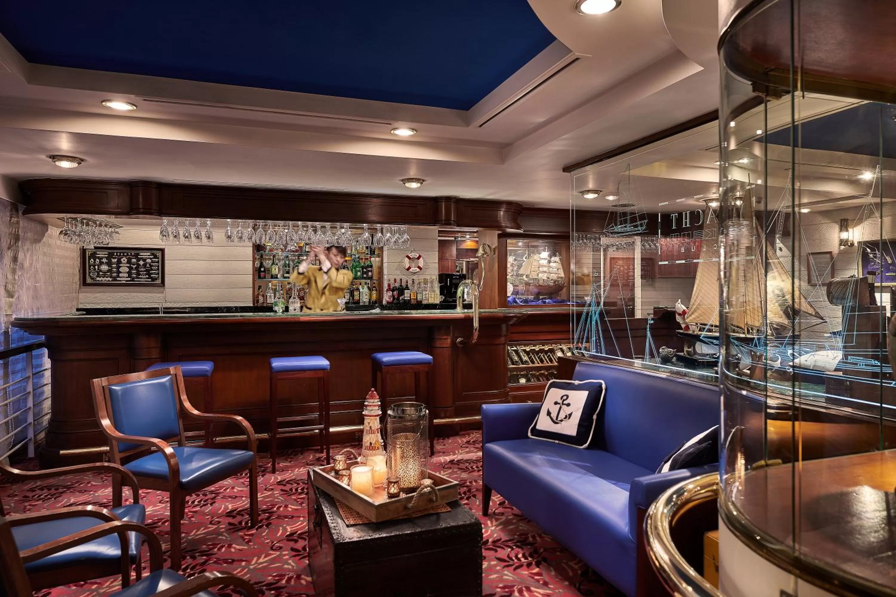 Lounge or bar in The Riviera Hotel Taipei