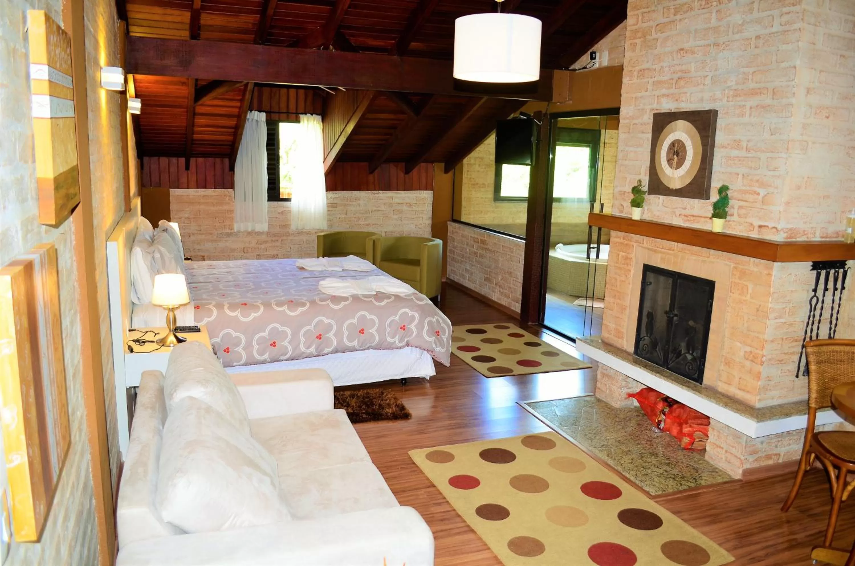 Bed in Pousada Toca Da Coruja