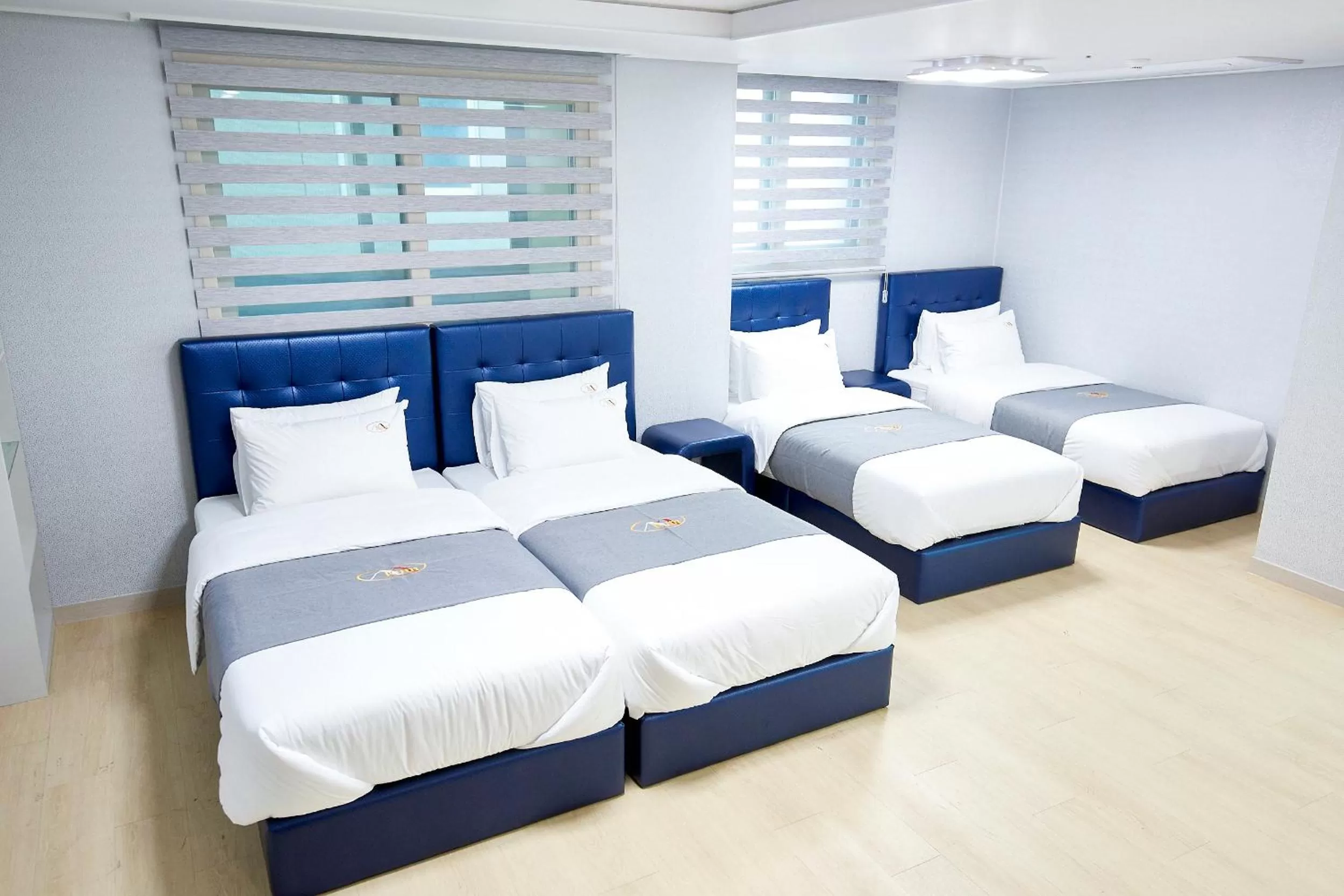 Bed in The Port Hotel Busan