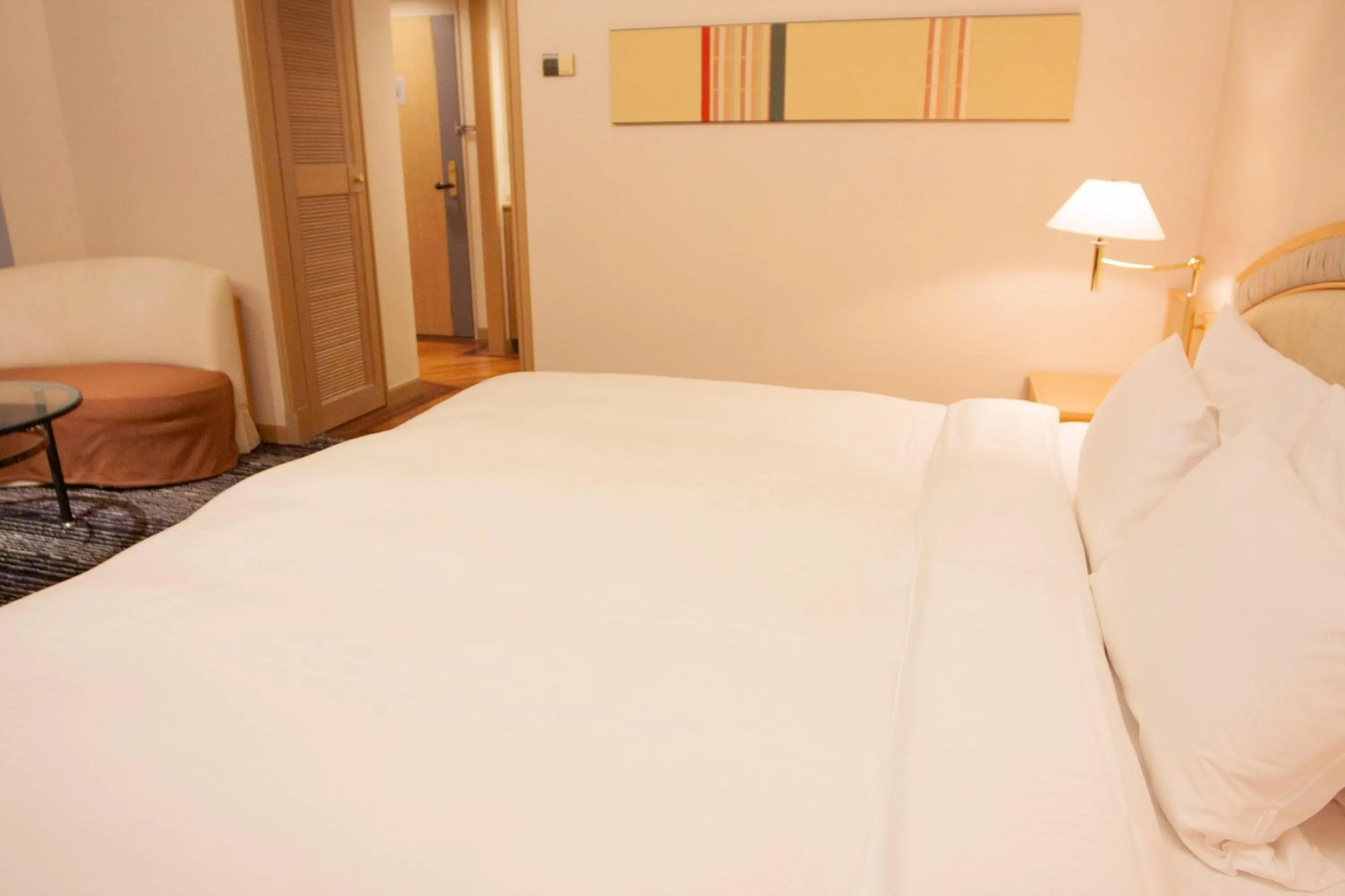 Bed in Hotel New Otani Makuhari