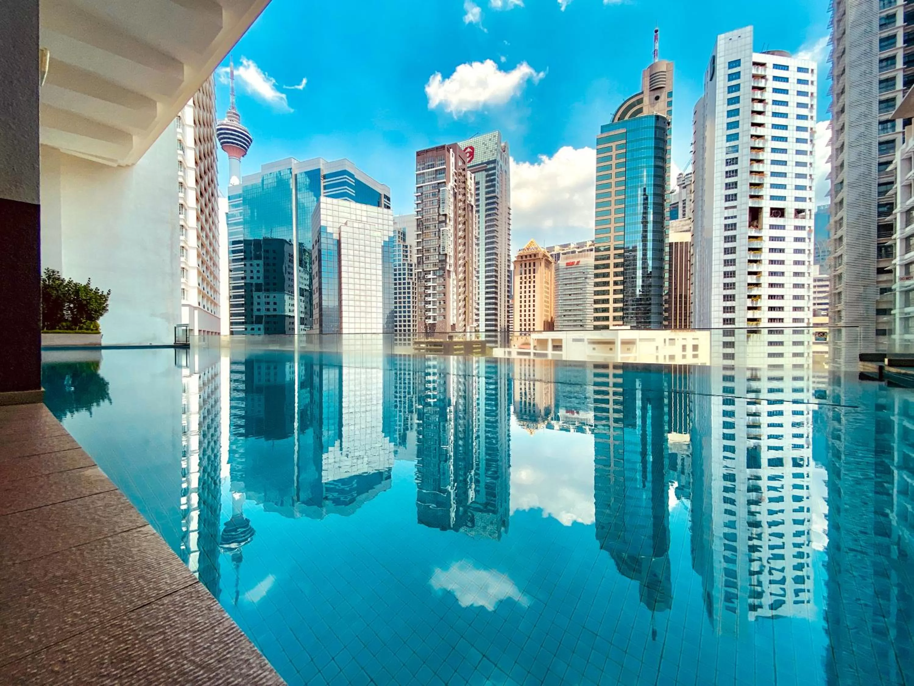 Pool view in Ramada Suites by Wyndham Kuala Lumpur City Centre