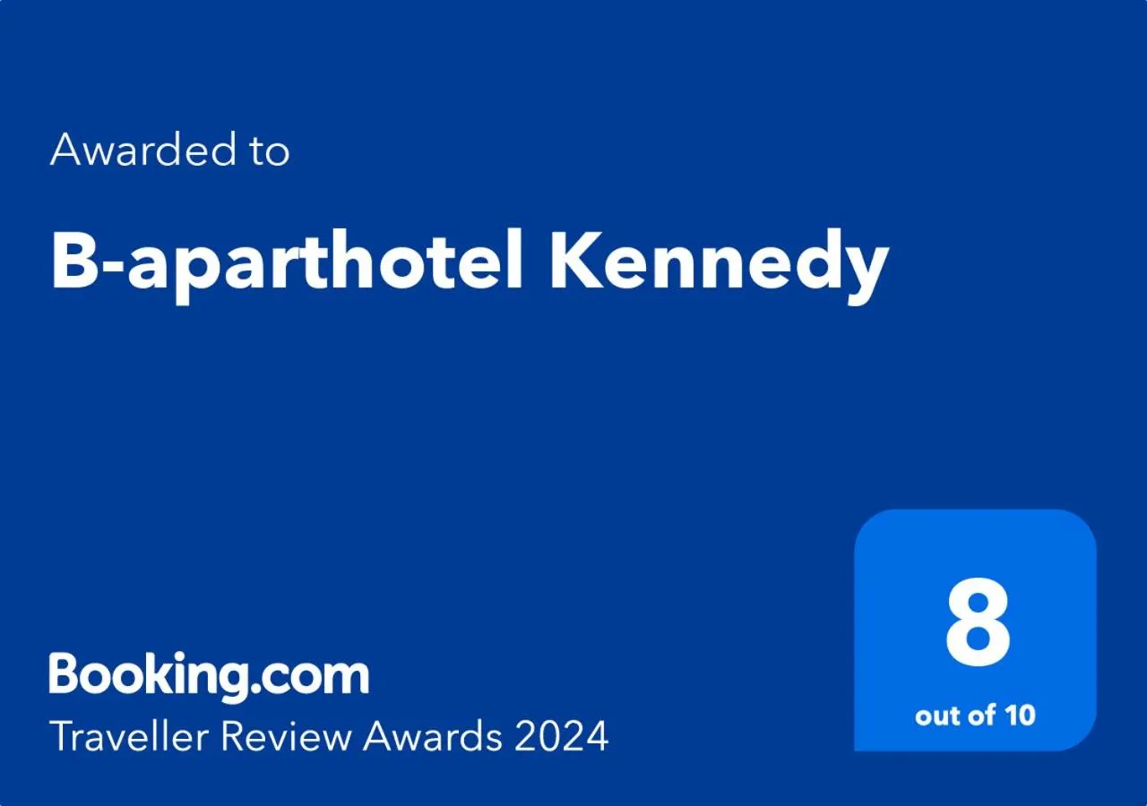 Certificate/Award in B-aparthotel Kennedy