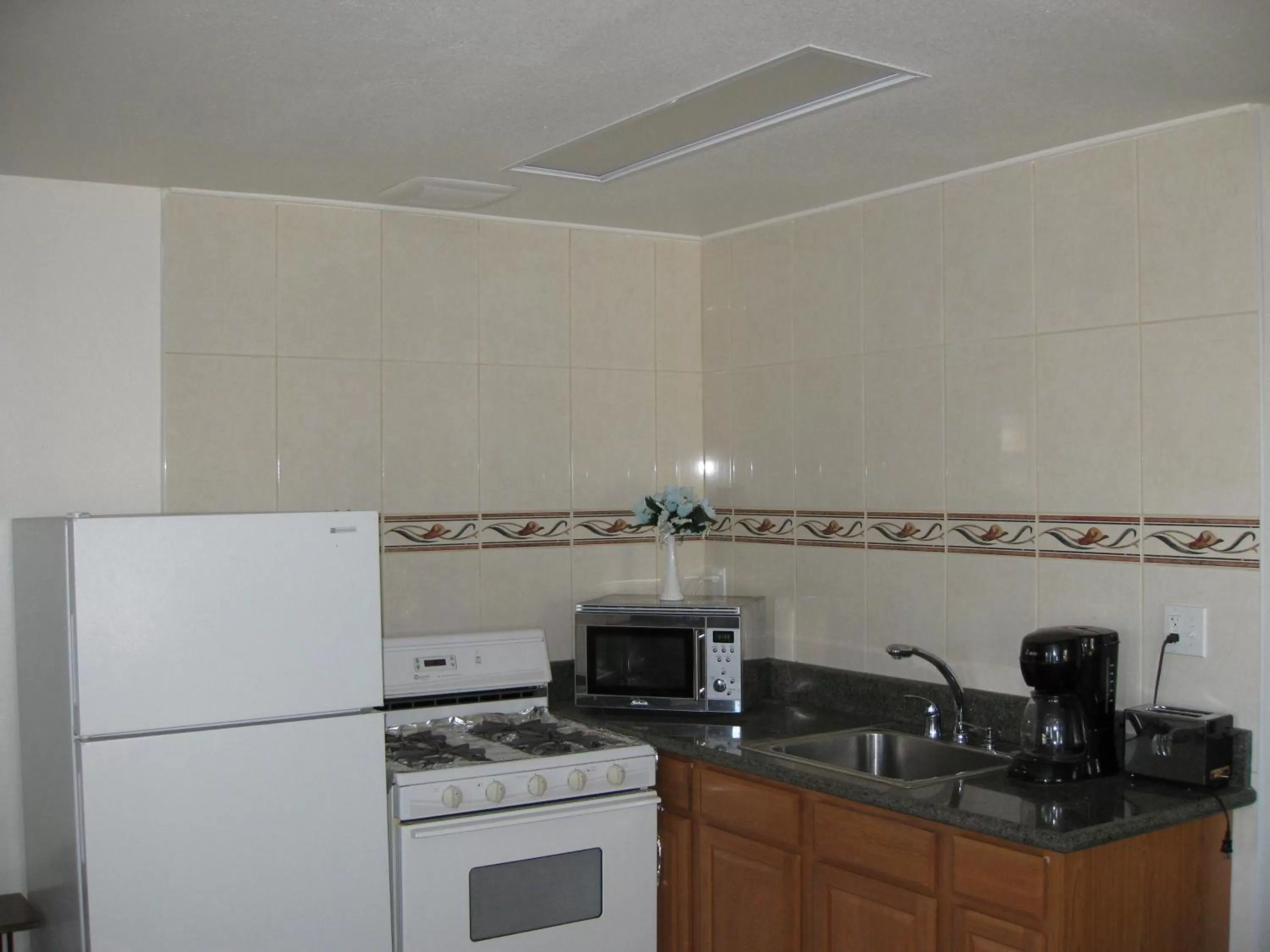 Kitchen or kitchenette in Crystal Lodge Motel