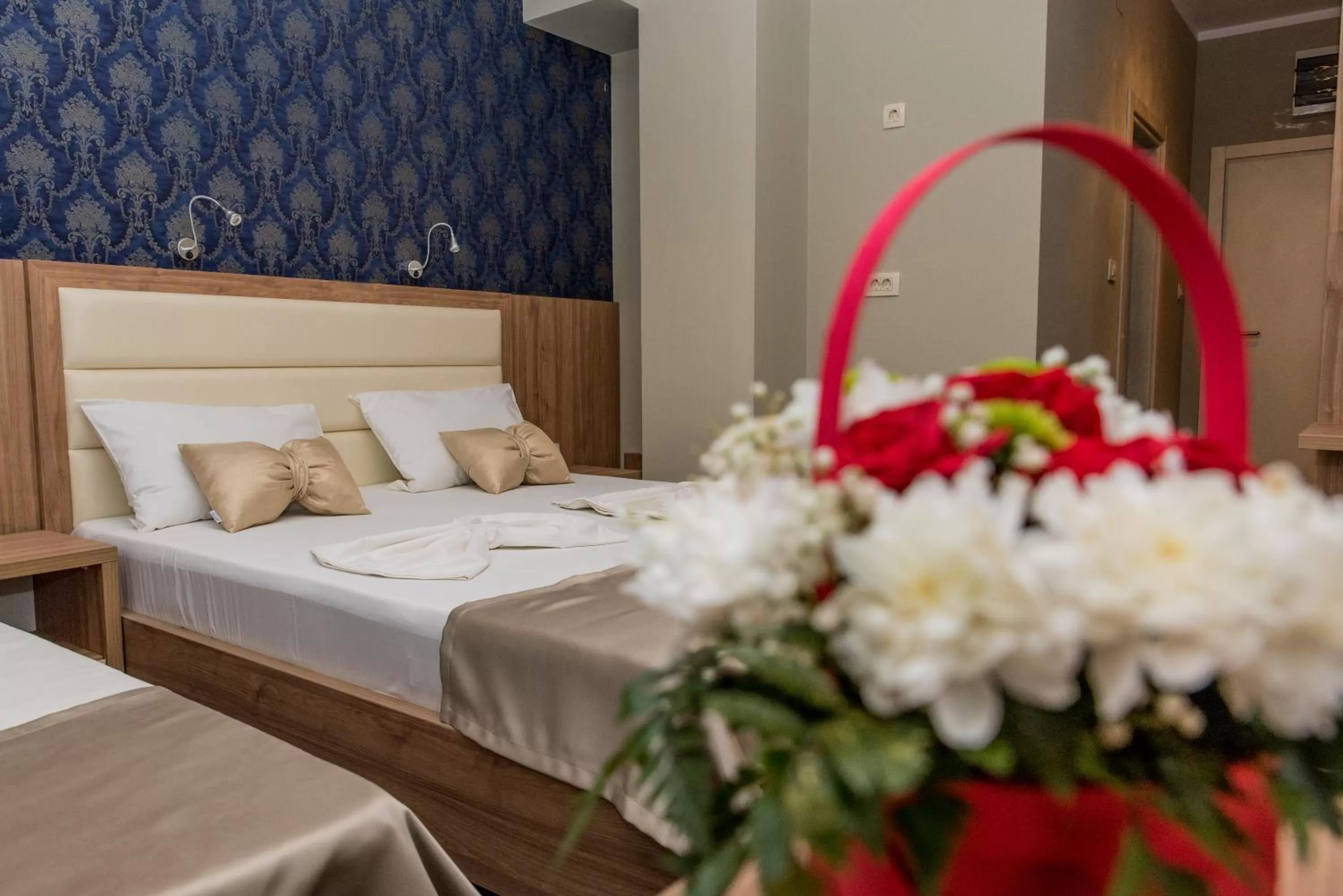 Decorative detail, Bed in Hotel Crnogorska Kuća